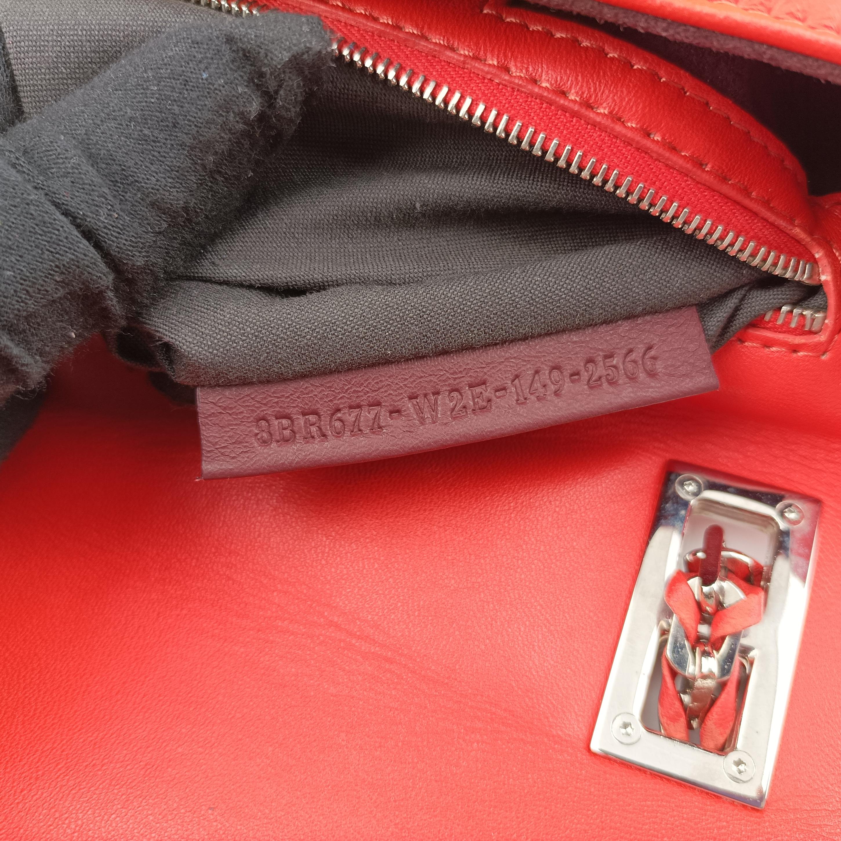 Be Baguette Red×Burgundy Leather 8BR677 8BR677-W2E-149-2566ビー バゲット レッド ×ワインレッド レザー 8BR677 8BR677-W2E-149-2566