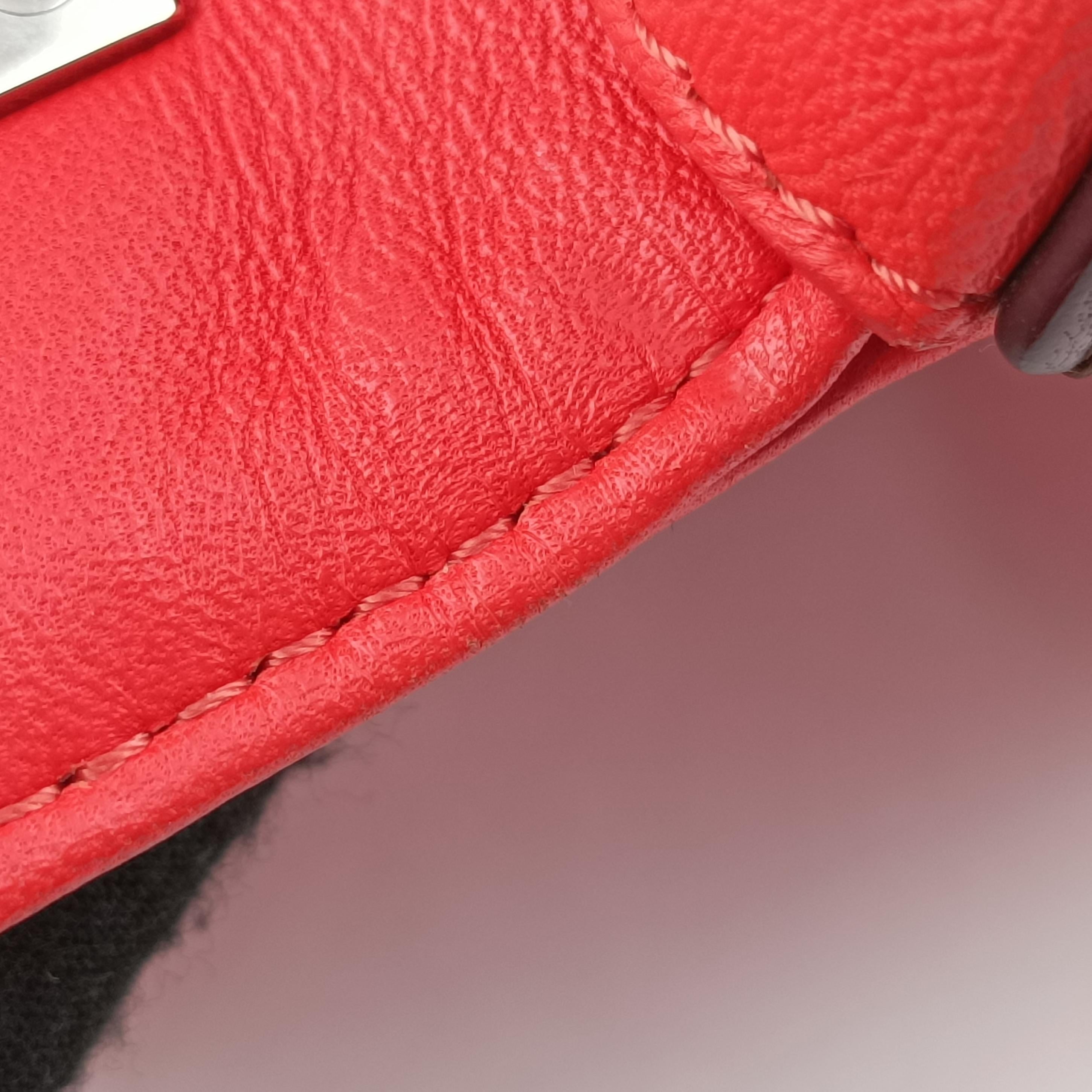 Be Baguette Red×Burgundy Leather 8BR677 8BR677-W2E-149-2566ビー バゲット レッド ×ワインレッド レザー 8BR677 8BR677-W2E-149-2566