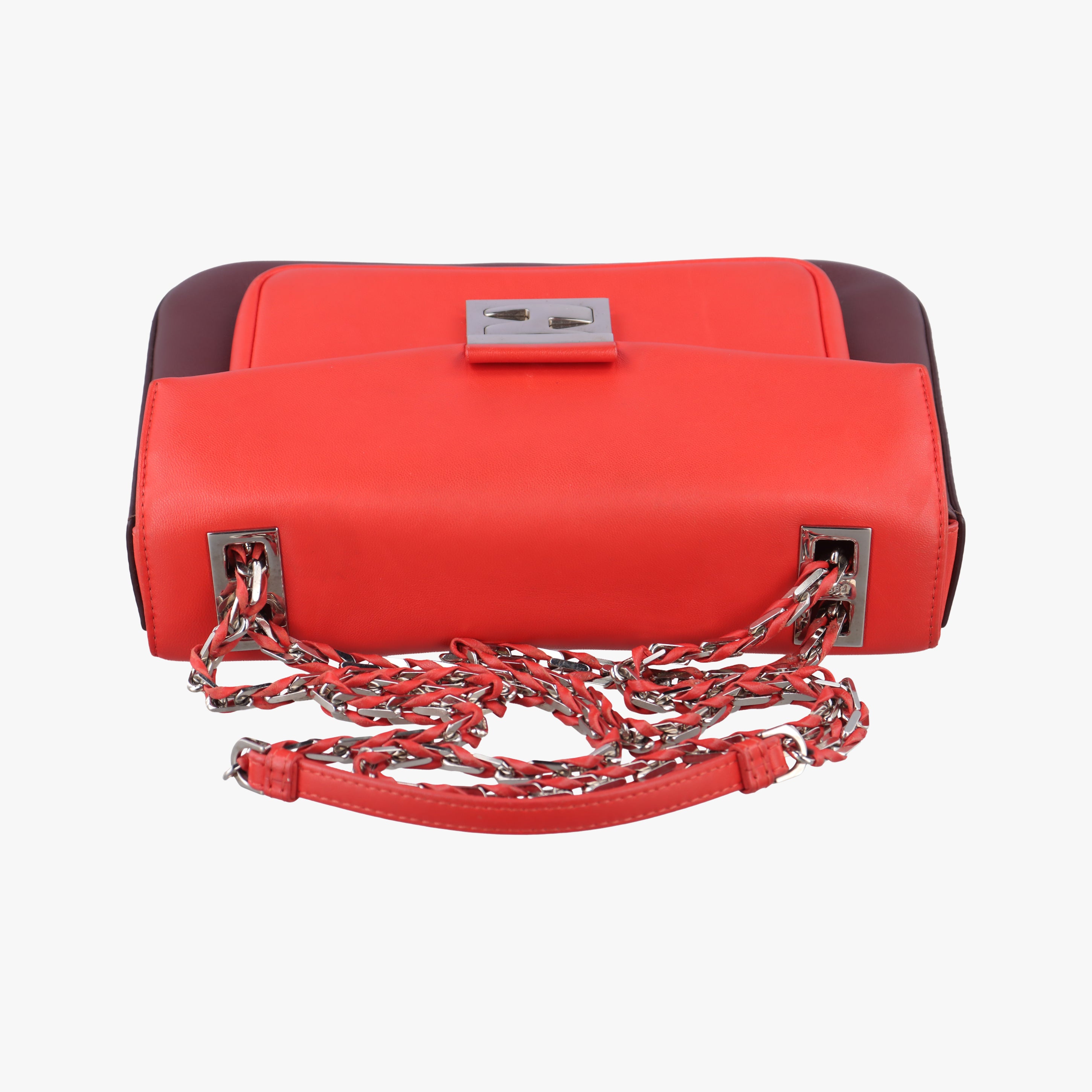 Be Baguette Red×Burgundy Leather 8BR677 8BR677-W2E-149-2566ビー バゲット レッド ×ワインレッド レザー 8BR677 8BR677-W2E-149-2566