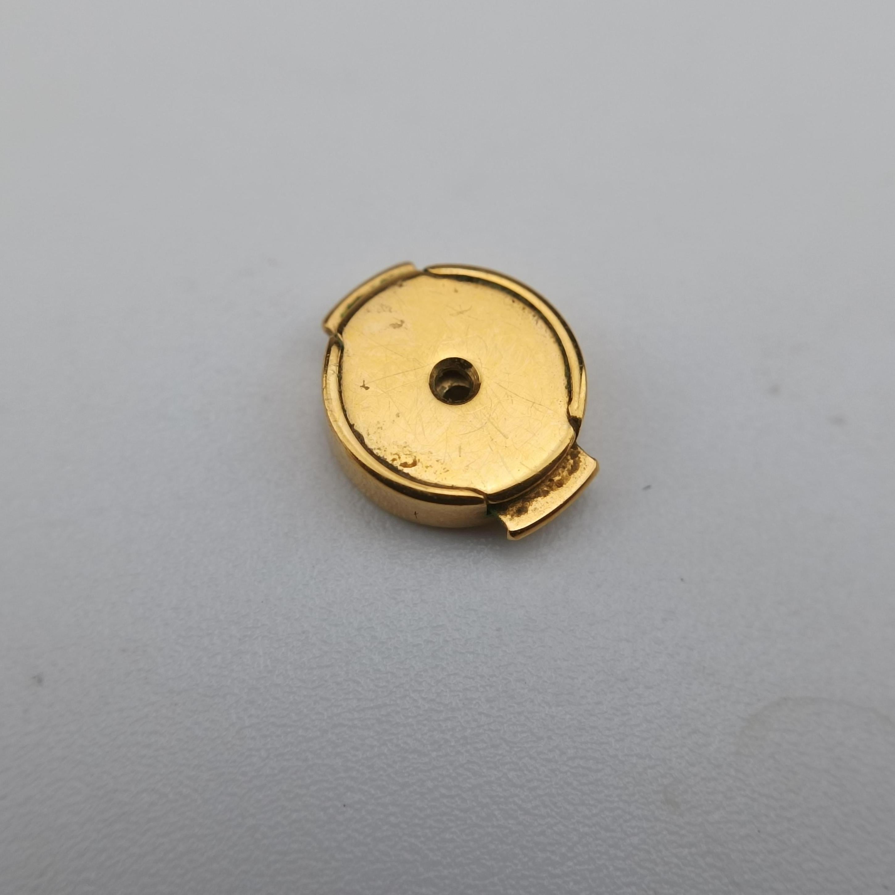 Pop H Earrings Golden×Blue GP ポップエイチ イヤリング ゴールド×ブルー GP