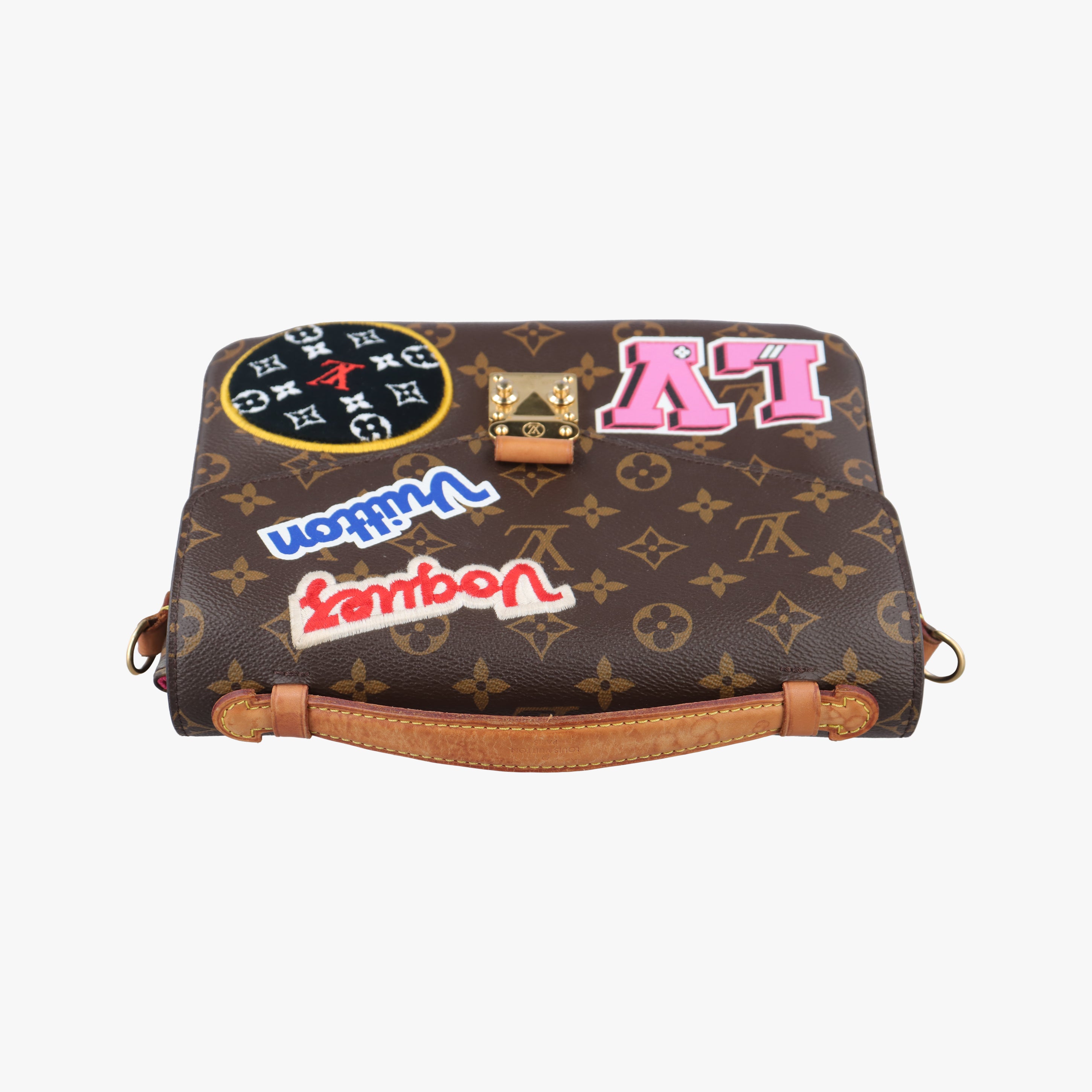 Pochette MeTIS MM Brown×multicolor Monogram Patches M43991 DR2198ポシェット メティス モノグラム/ブラウン×マルチカラー モノグラムパッチーズ M43991 DR2198