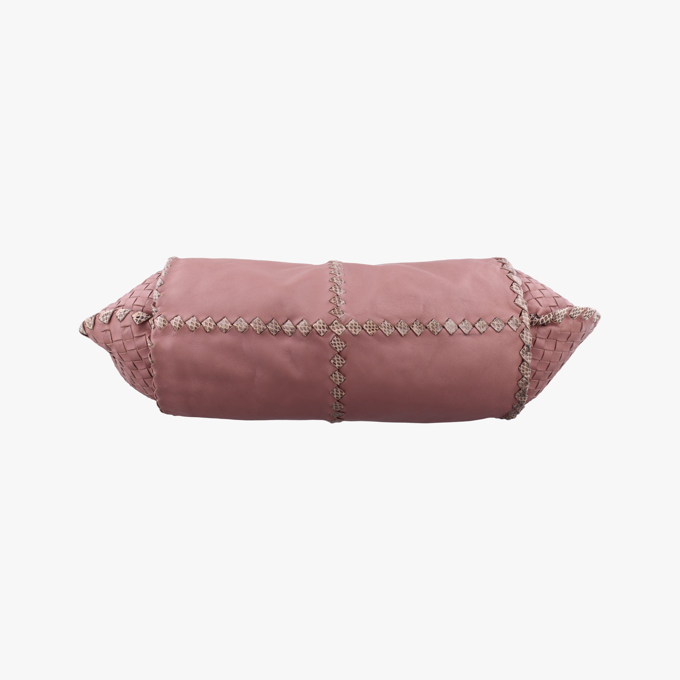 Intrecciato pink×Multicolour Lambskin x Snakeskin B02039613Sイントレチャート ピンク×マルチカラー ラムスキン×ヘビ革 B02039613S