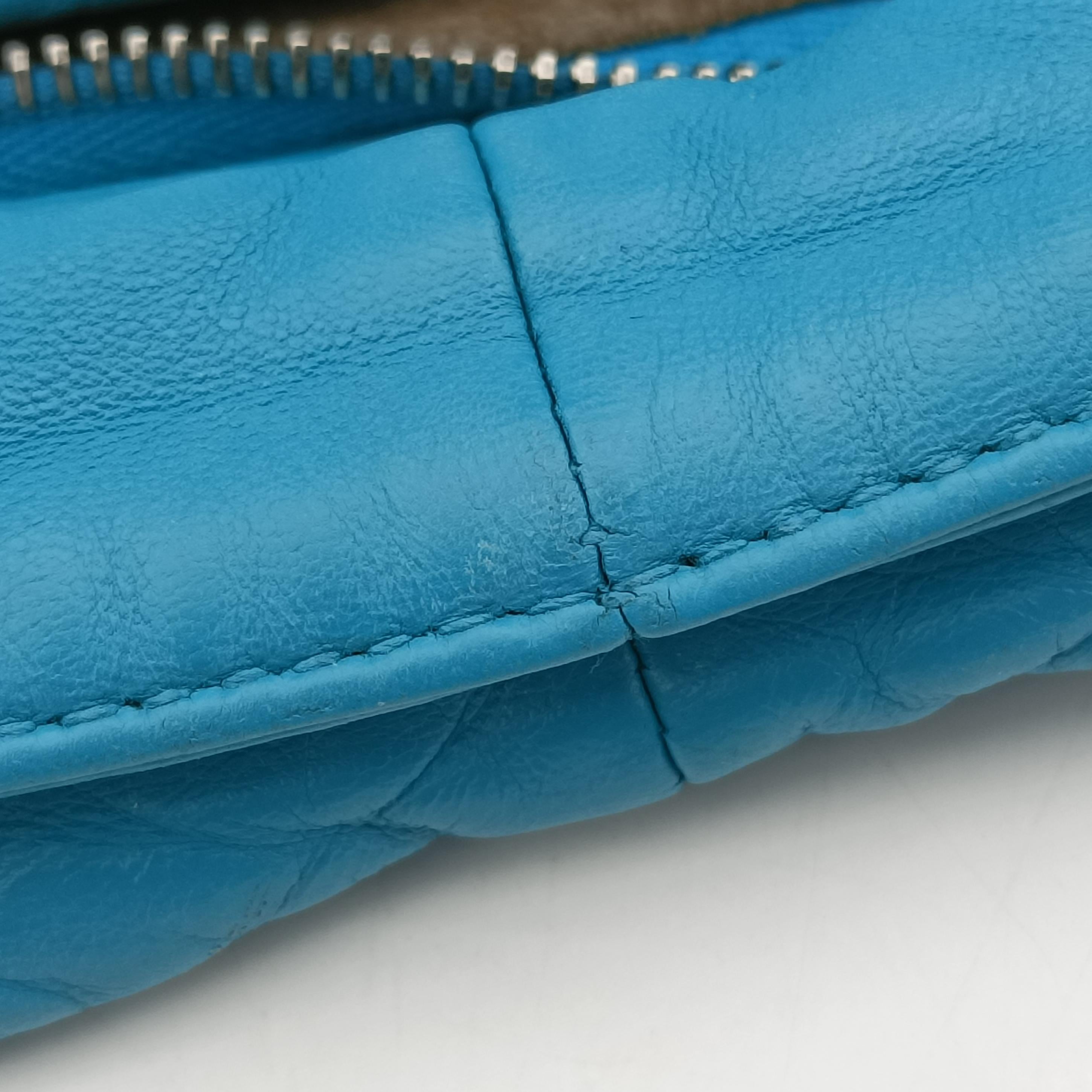 Intrecciato Blue lambskin B00453919Mイントレチャート ブルー ラムスキン B00453919M