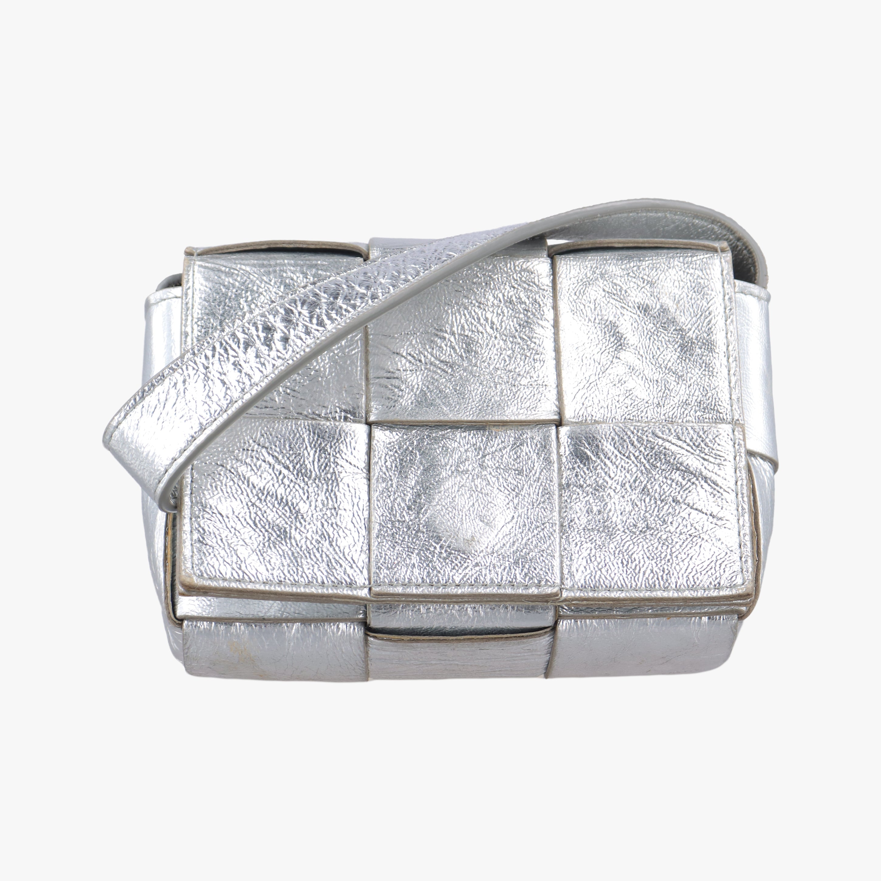 Cassette Silver leather IC Chipカセット シルバー レザー ICチップ