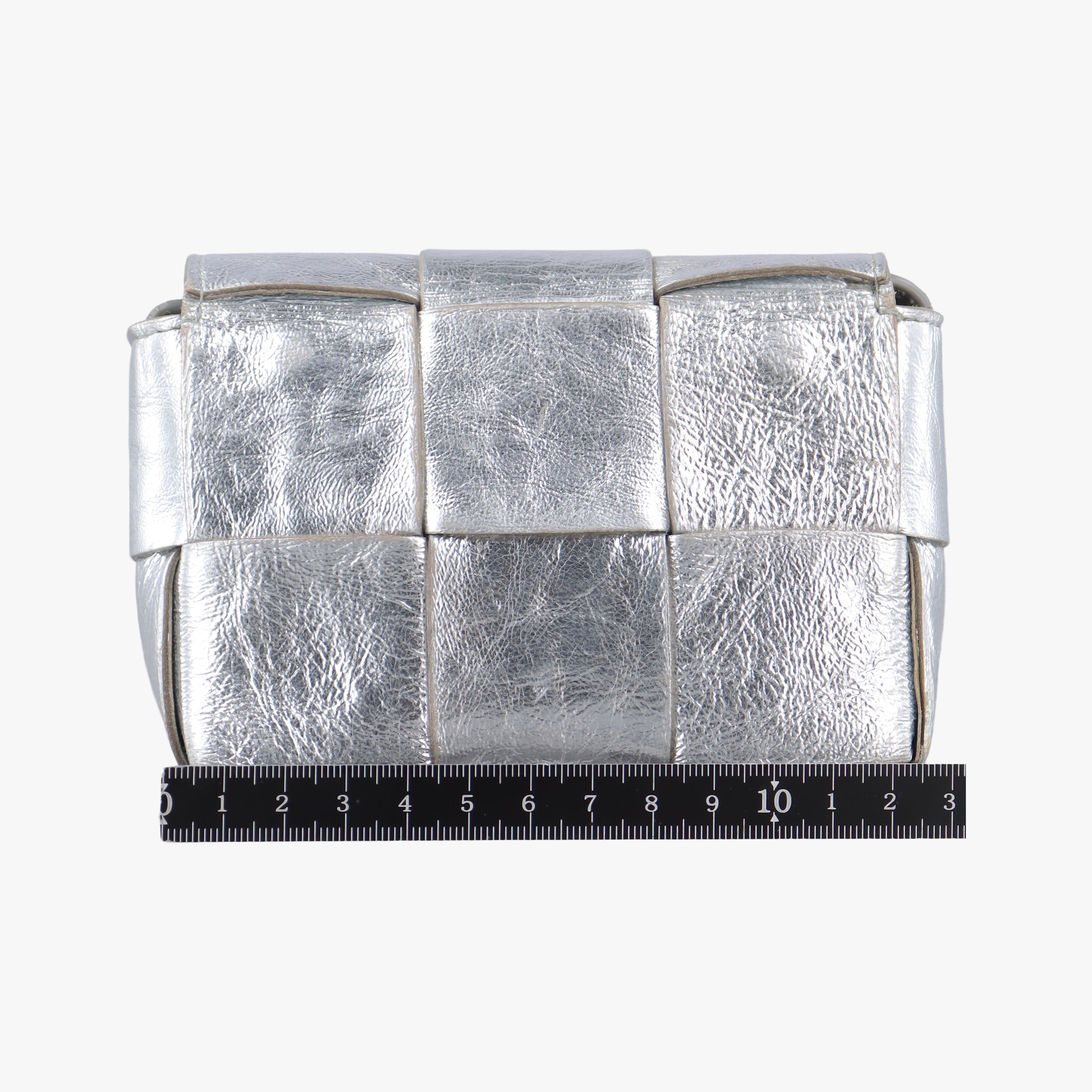 Cassette Silver leather IC Chipカセット シルバー レザー ICチップ