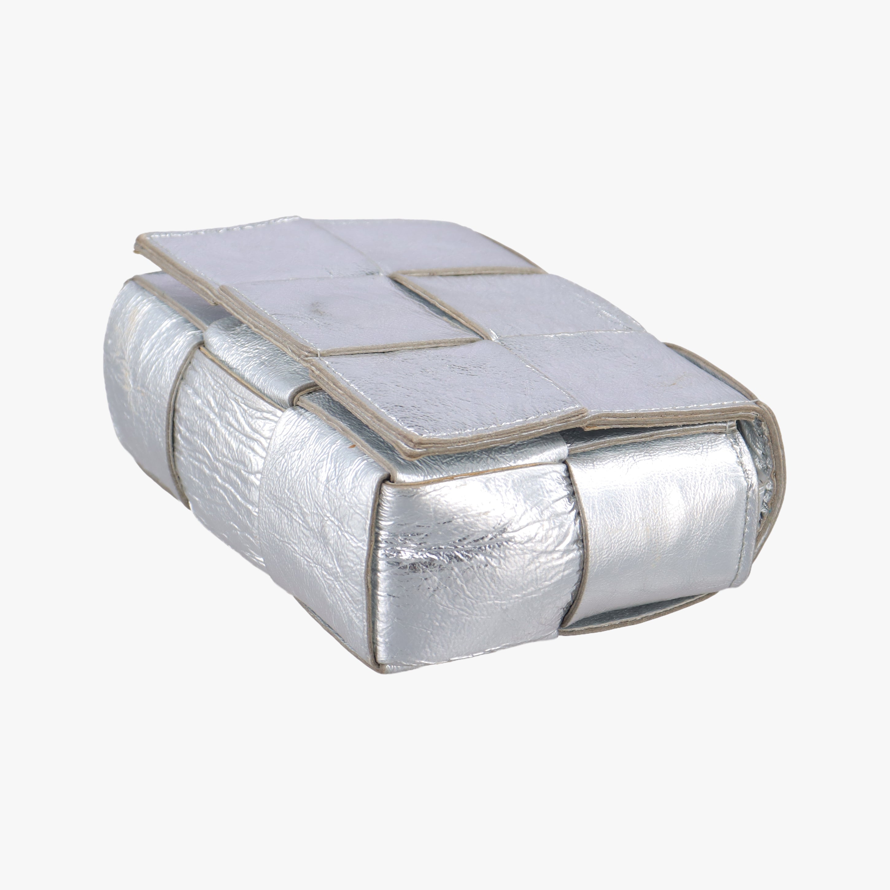 Cassette Silver leather IC Chipカセット シルバー レザー ICチップ