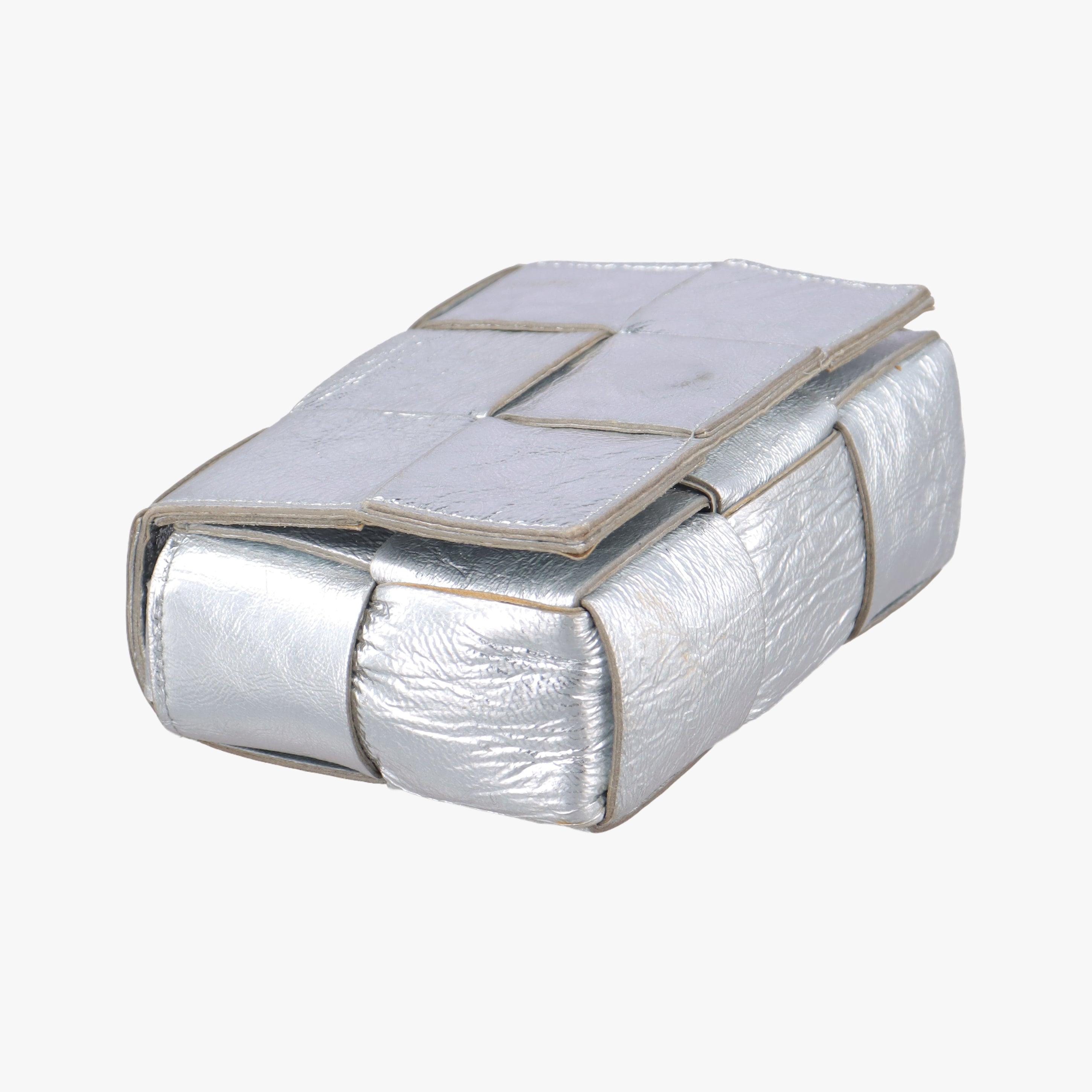 Cassette Silver leather IC Chipカセット シルバー レザー ICチップ