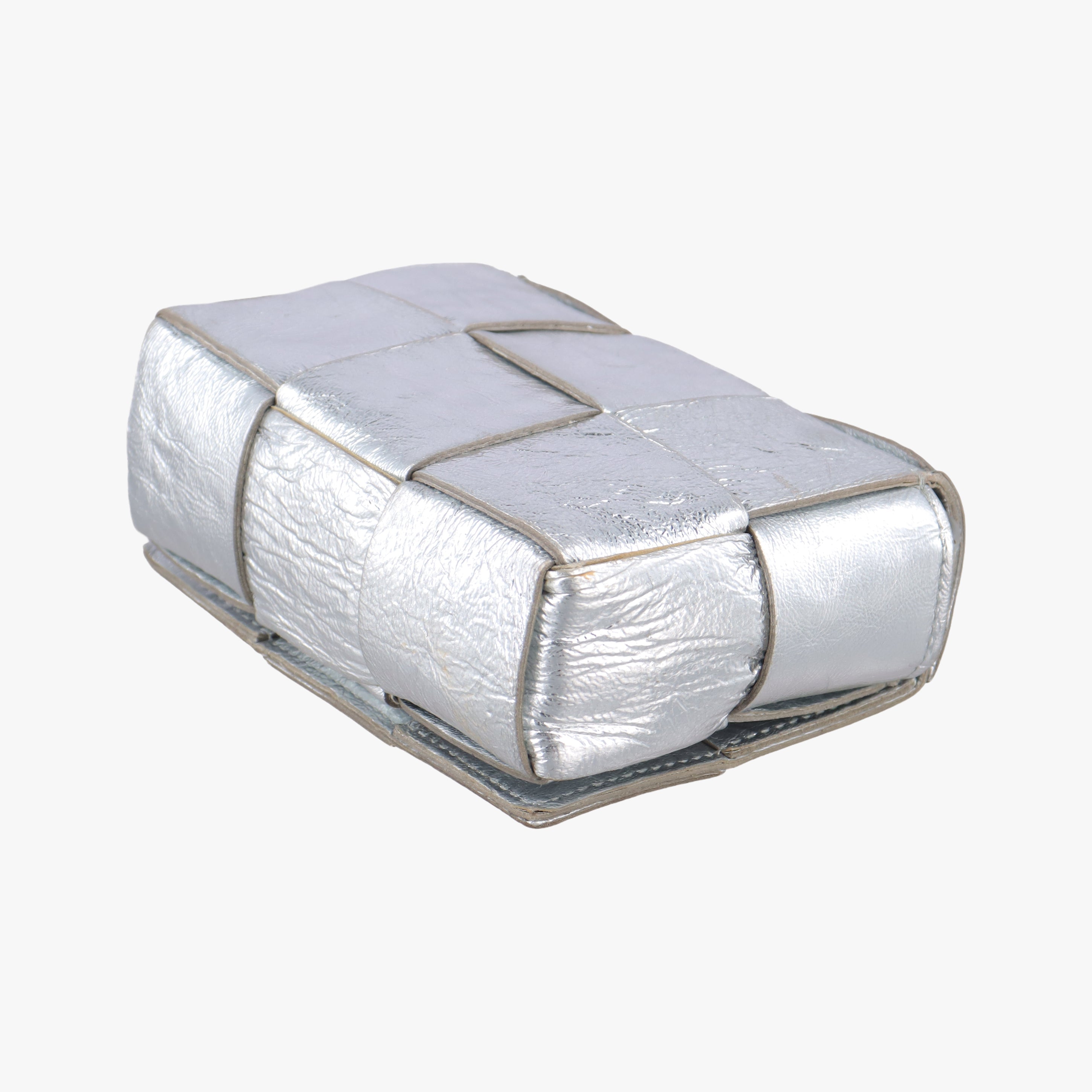 Cassette Silver leather IC Chipカセット シルバー レザー ICチップ