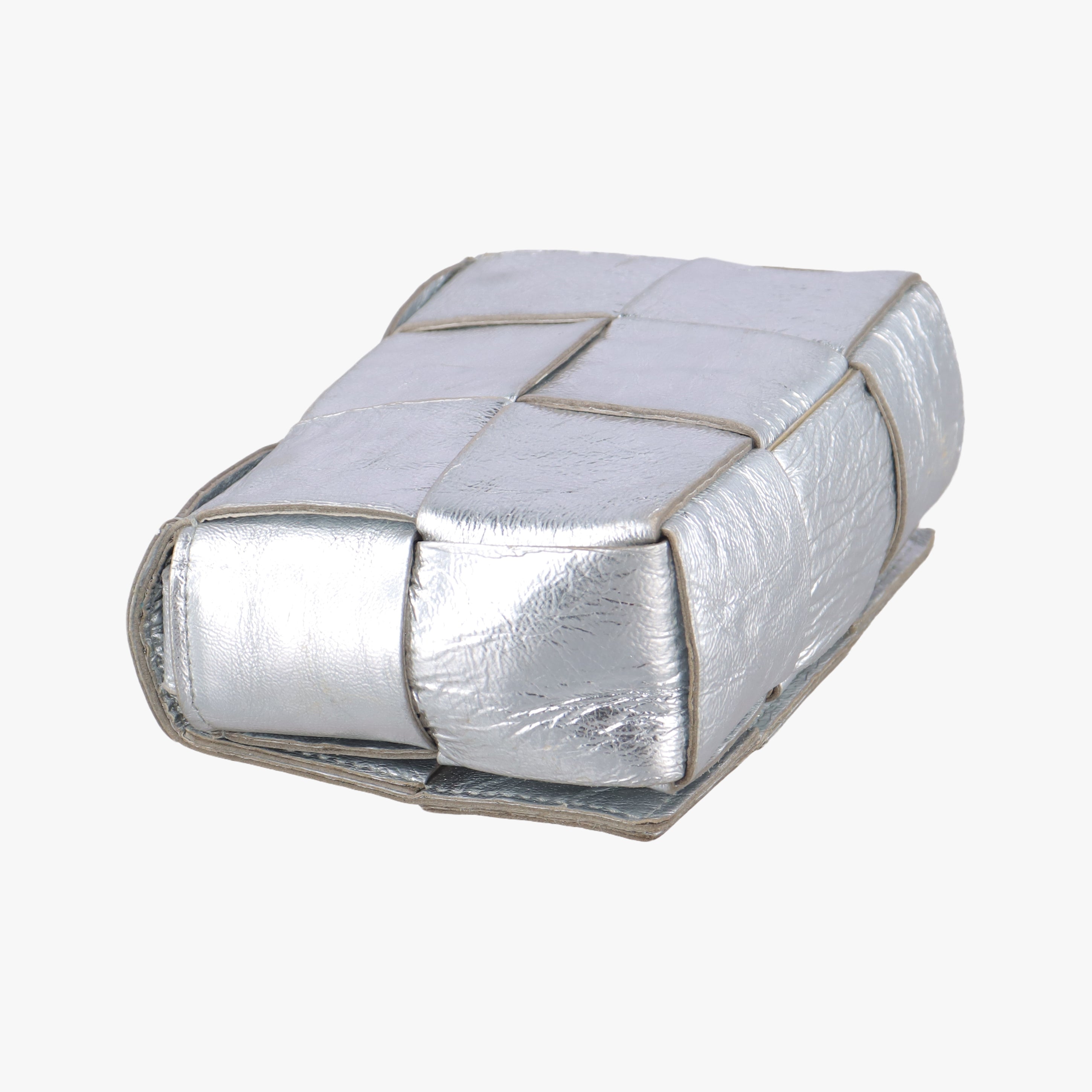 Cassette Silver leather IC Chipカセット シルバー レザー ICチップ