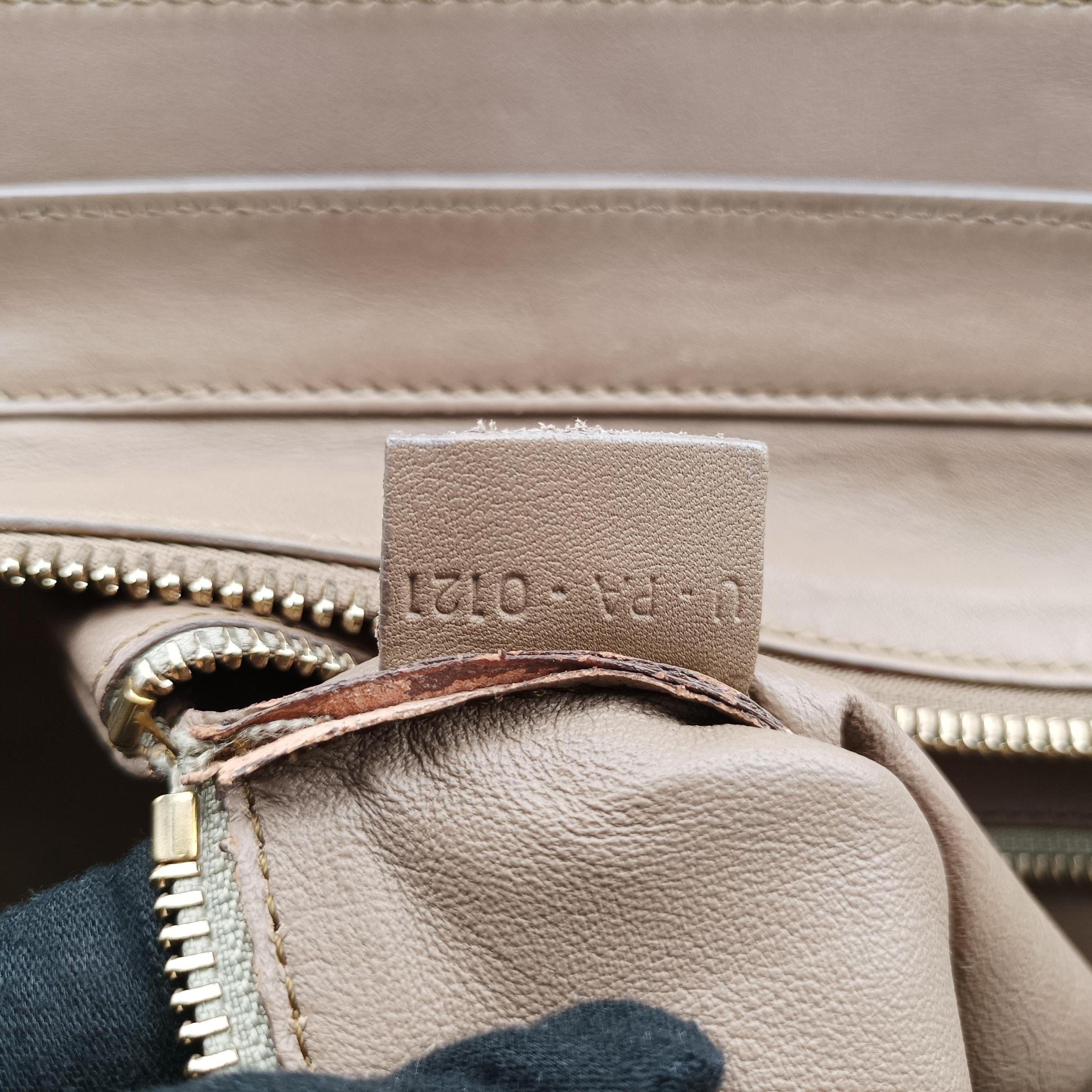 luggage mini shopper Beige Leather U-PA-0121ラゲージミニショッパー ベージュ レザー U-PA-0121