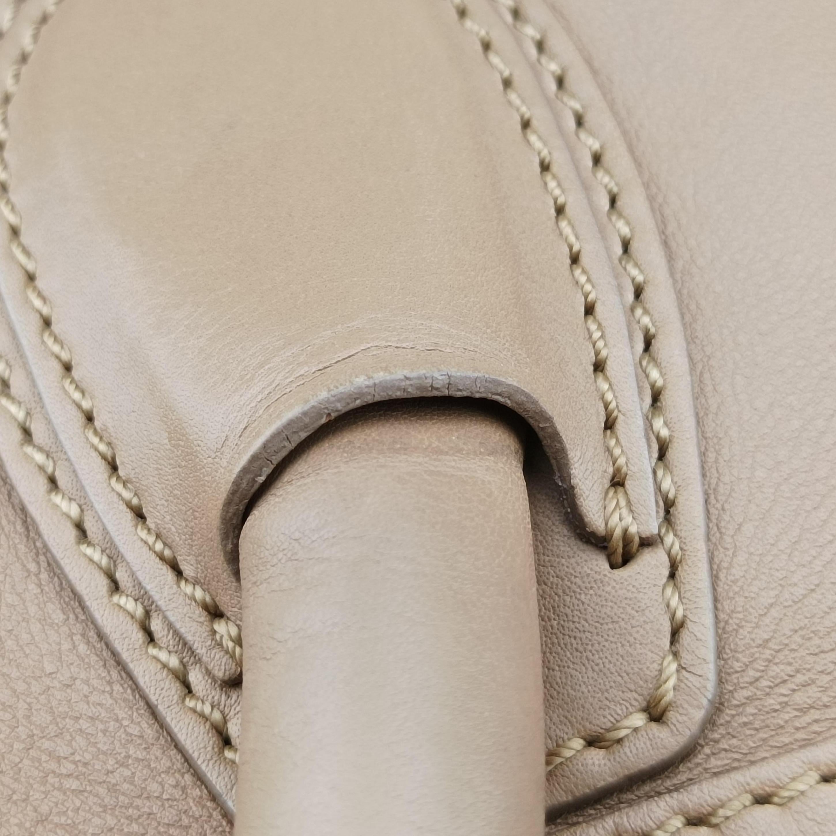 luggage mini shopper Beige Leather U-PA-0121ラゲージミニショッパー ベージュ レザー U-PA-0121