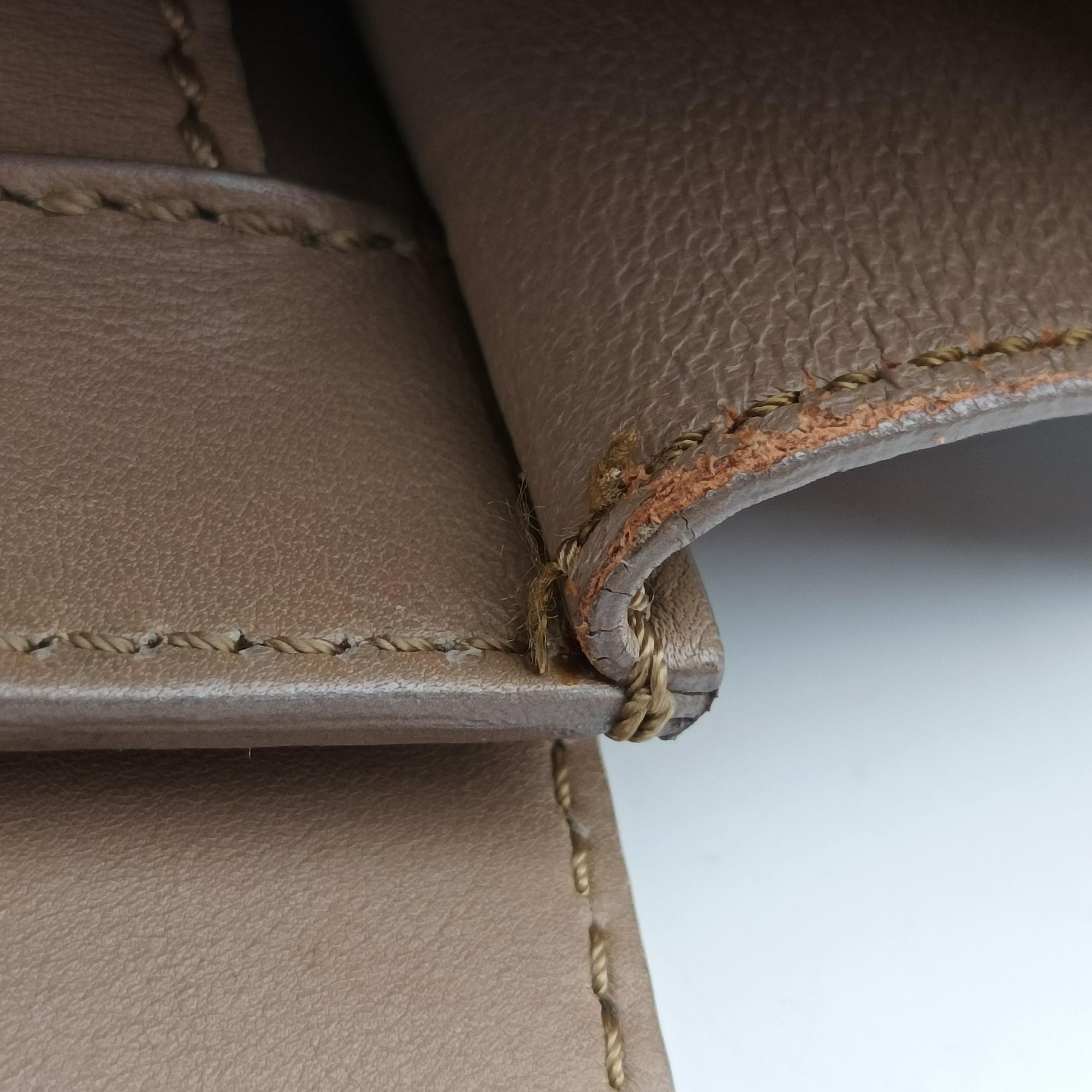 luggage mini shopper Beige Leather U-PA-0121ラゲージミニショッパー ベージュ レザー U-PA-0121