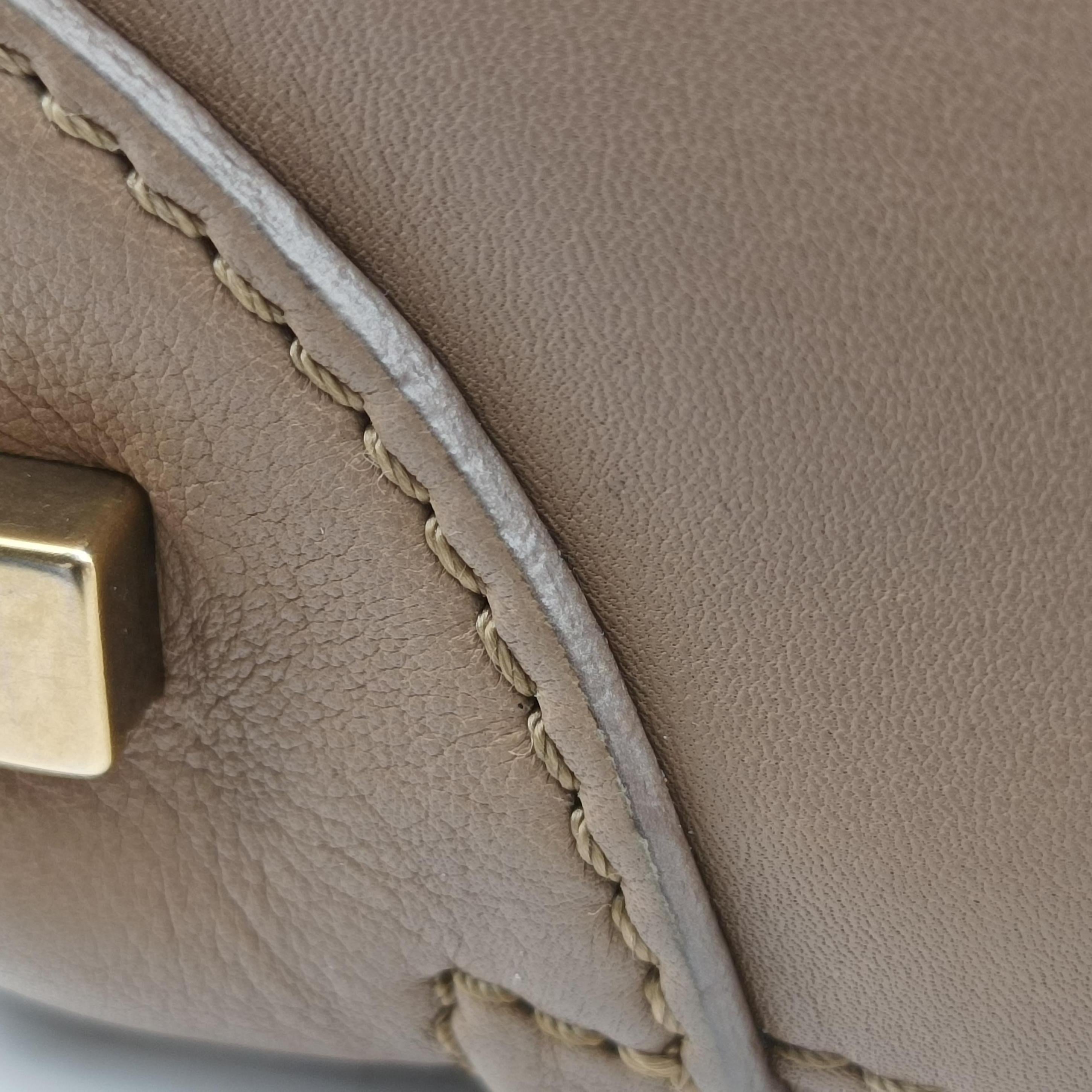 luggage mini shopper Beige Leather U-PA-0121ラゲージミニショッパー ベージュ レザー U-PA-0121