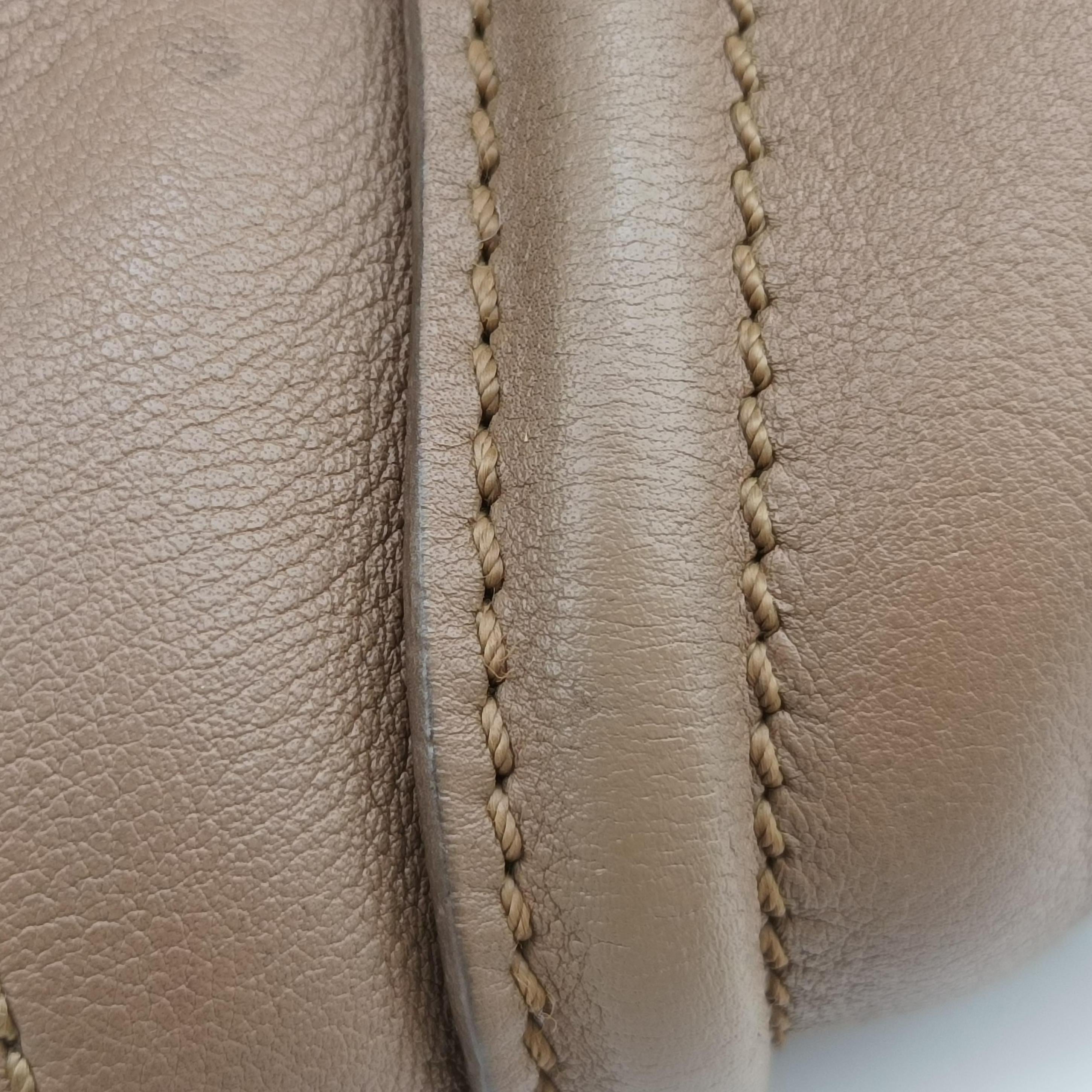 luggage mini shopper Beige Leather U-PA-0121ラゲージミニショッパー ベージュ レザー U-PA-0121