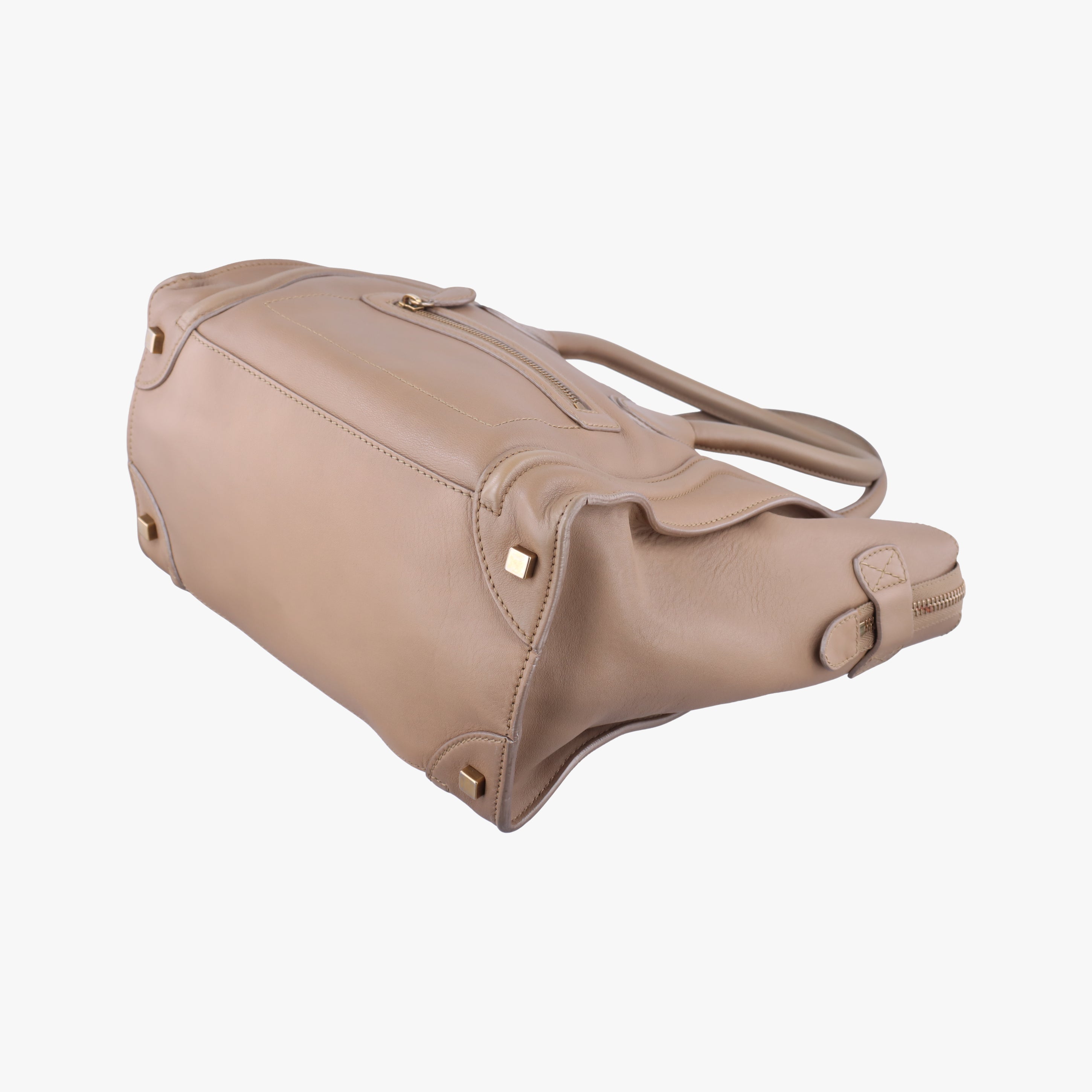 luggage mini shopper Beige Leather U-PA-0121ラゲージミニショッパー ベージュ レザー U-PA-0121