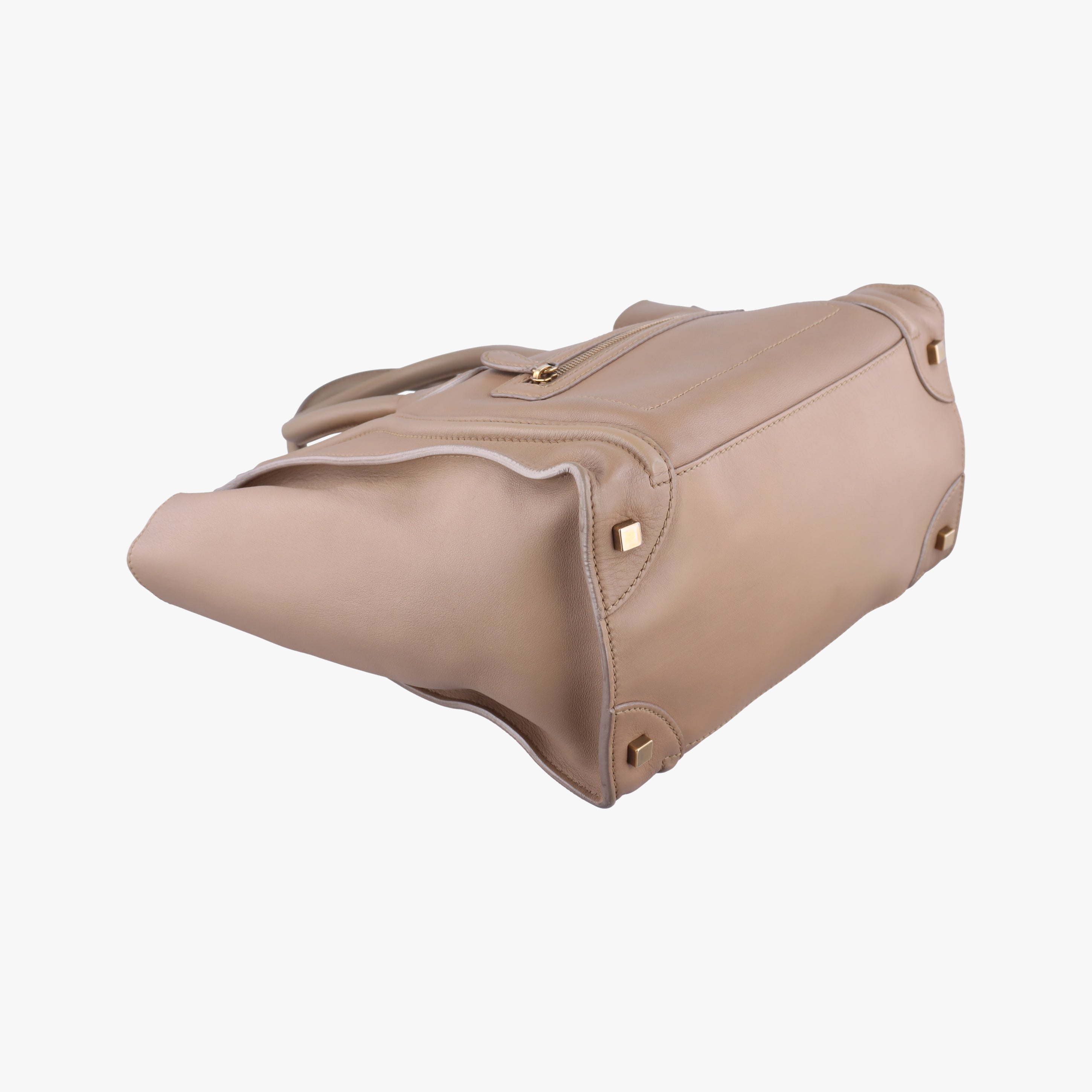 luggage mini shopper Beige Leather U-PA-0121ラゲージミニショッパー ベージュ レザー U-PA-0121