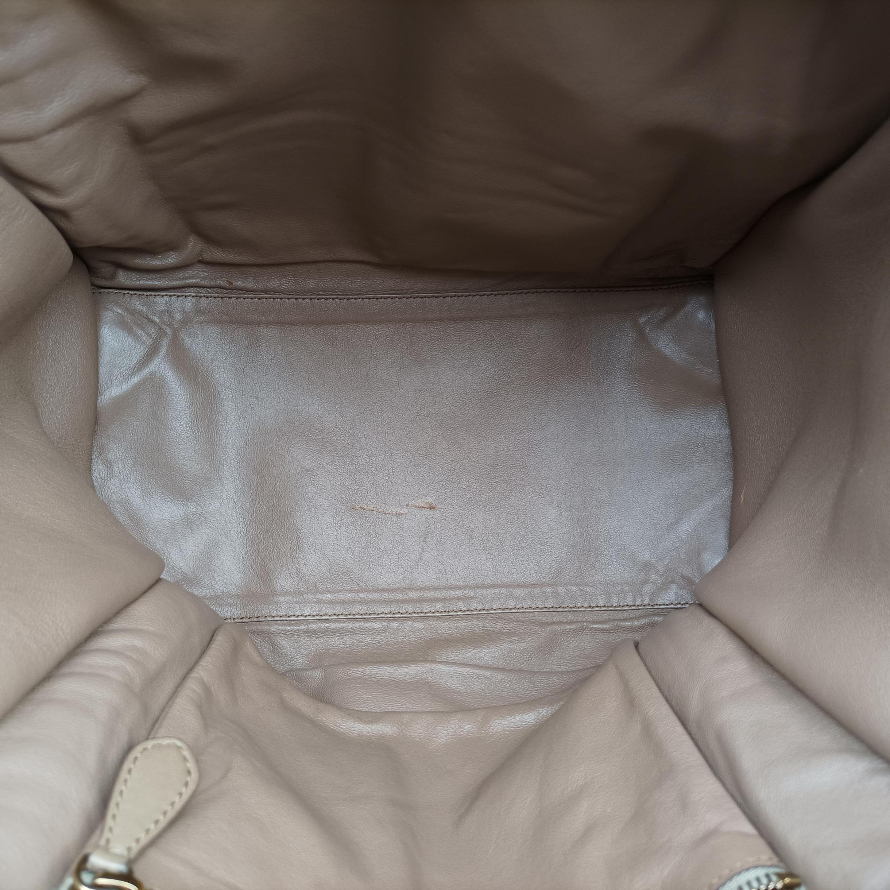 luggage mini shopper Beige Leather U-PA-0121ラゲージミニショッパー ベージュ レザー U-PA-0121