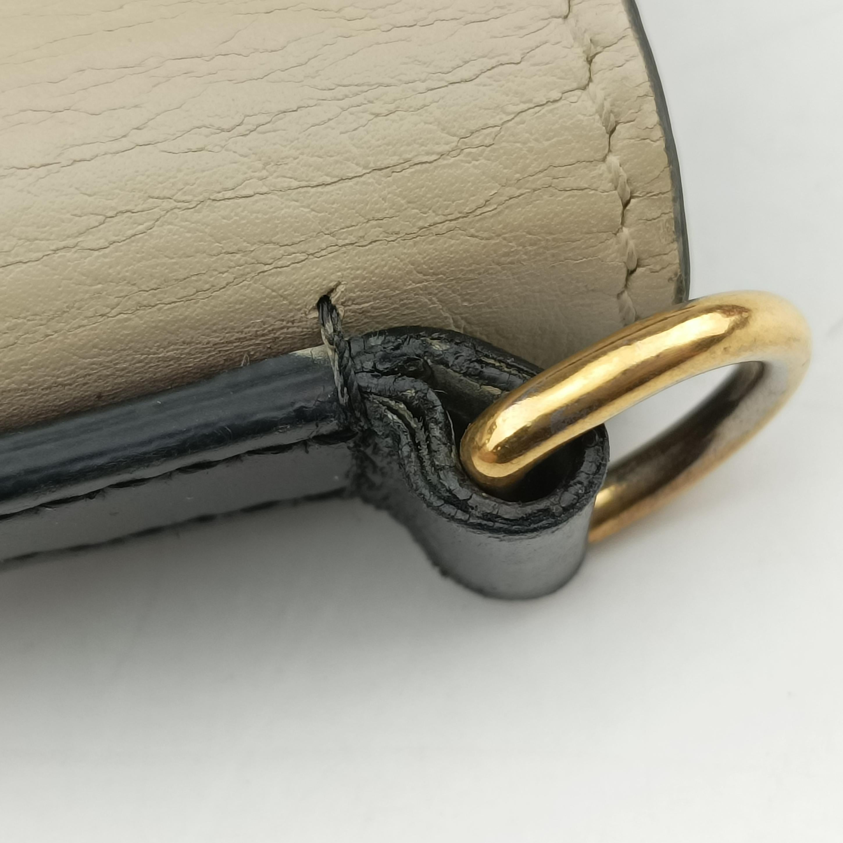 luggage nano shopper Black×beige leather F-CU-1176ラゲージナノショッパー ブラック×ベージュ レザー F-CU-1176