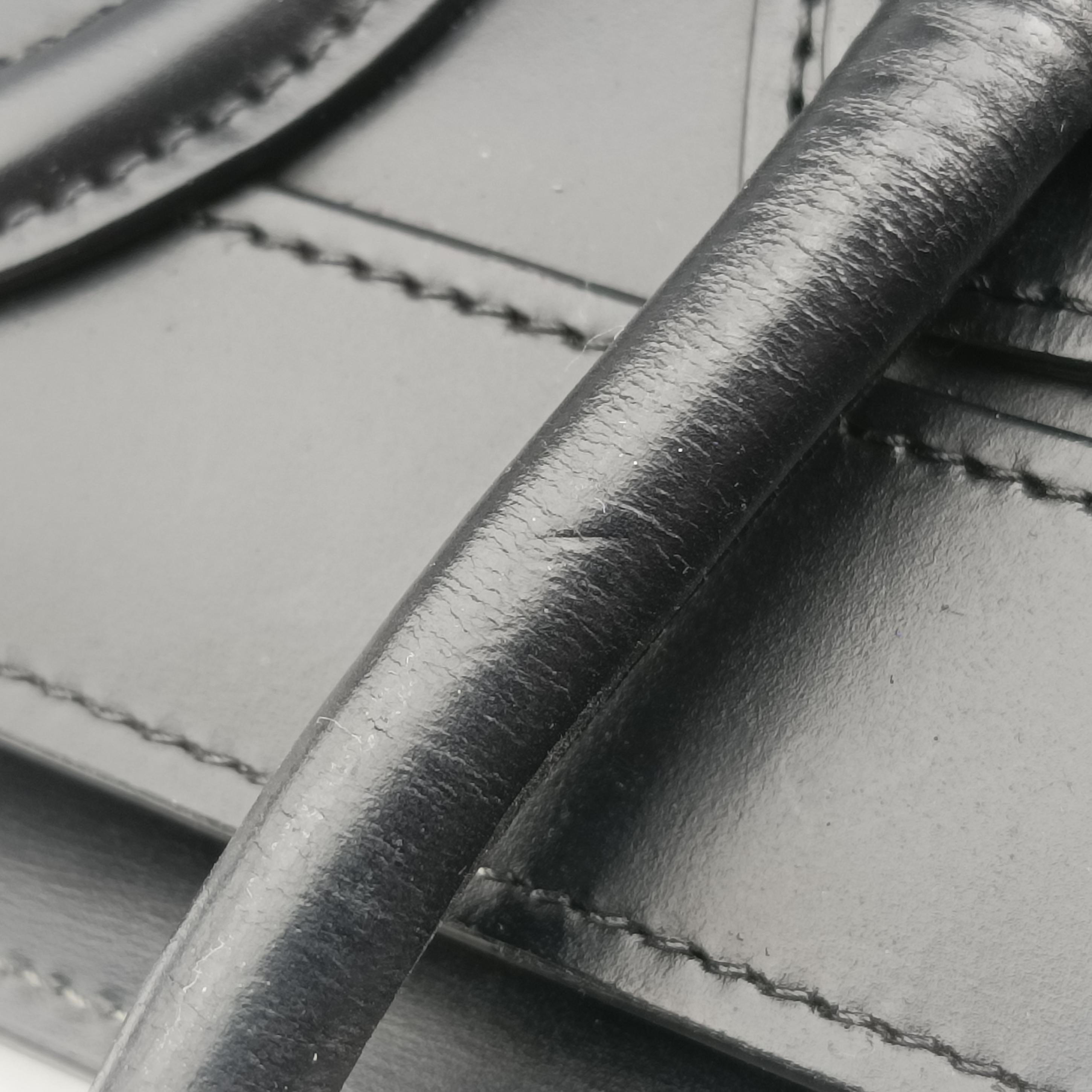 luggage nano shopper Black×beige leather F-CU-1176ラゲージナノショッパー ブラック×ベージュ レザー F-CU-1176