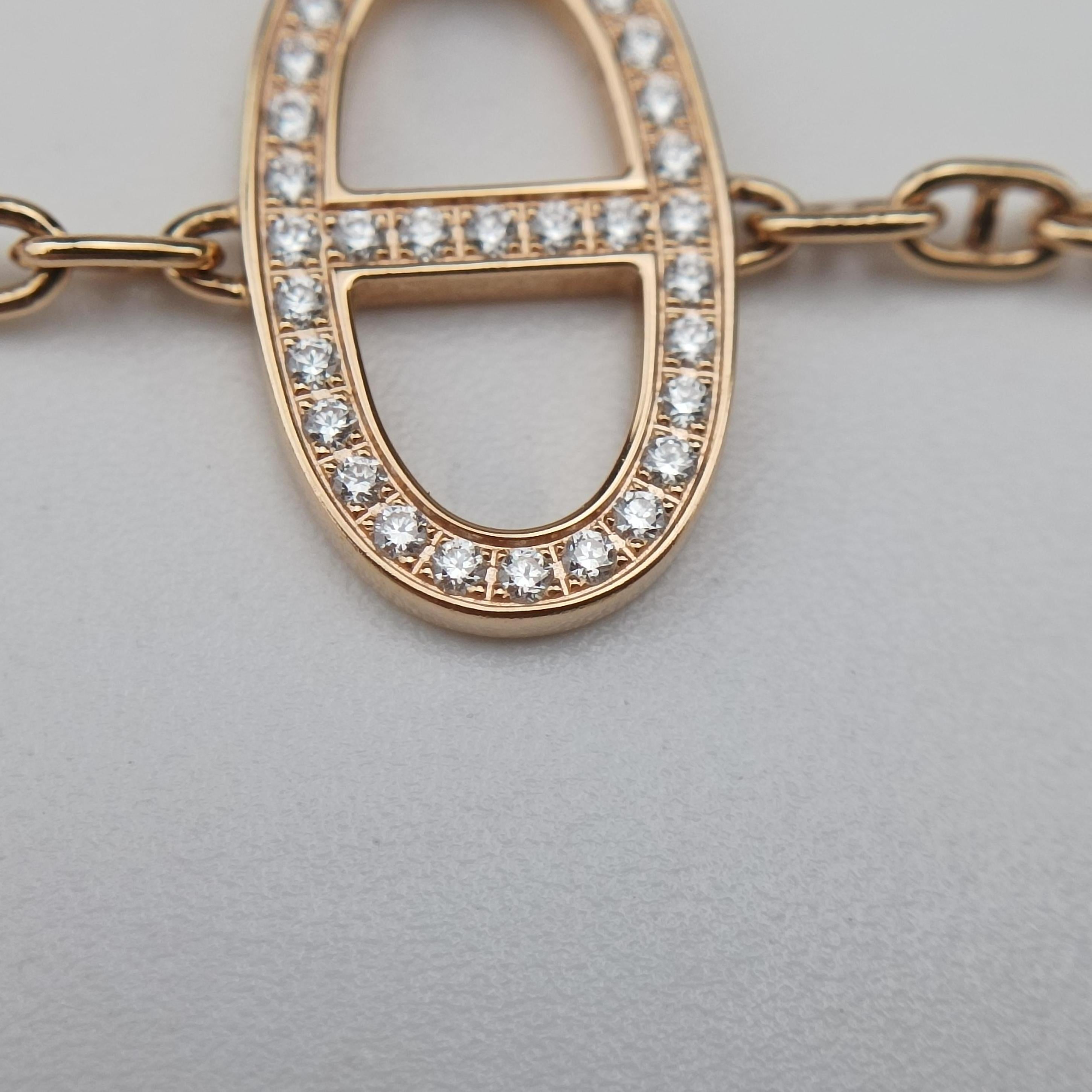 Chaine d'Ancre Contour Rose golden AU750 21A155471シェーヌ ダンクル コントゥール ローズゴールド AU750 21A155471