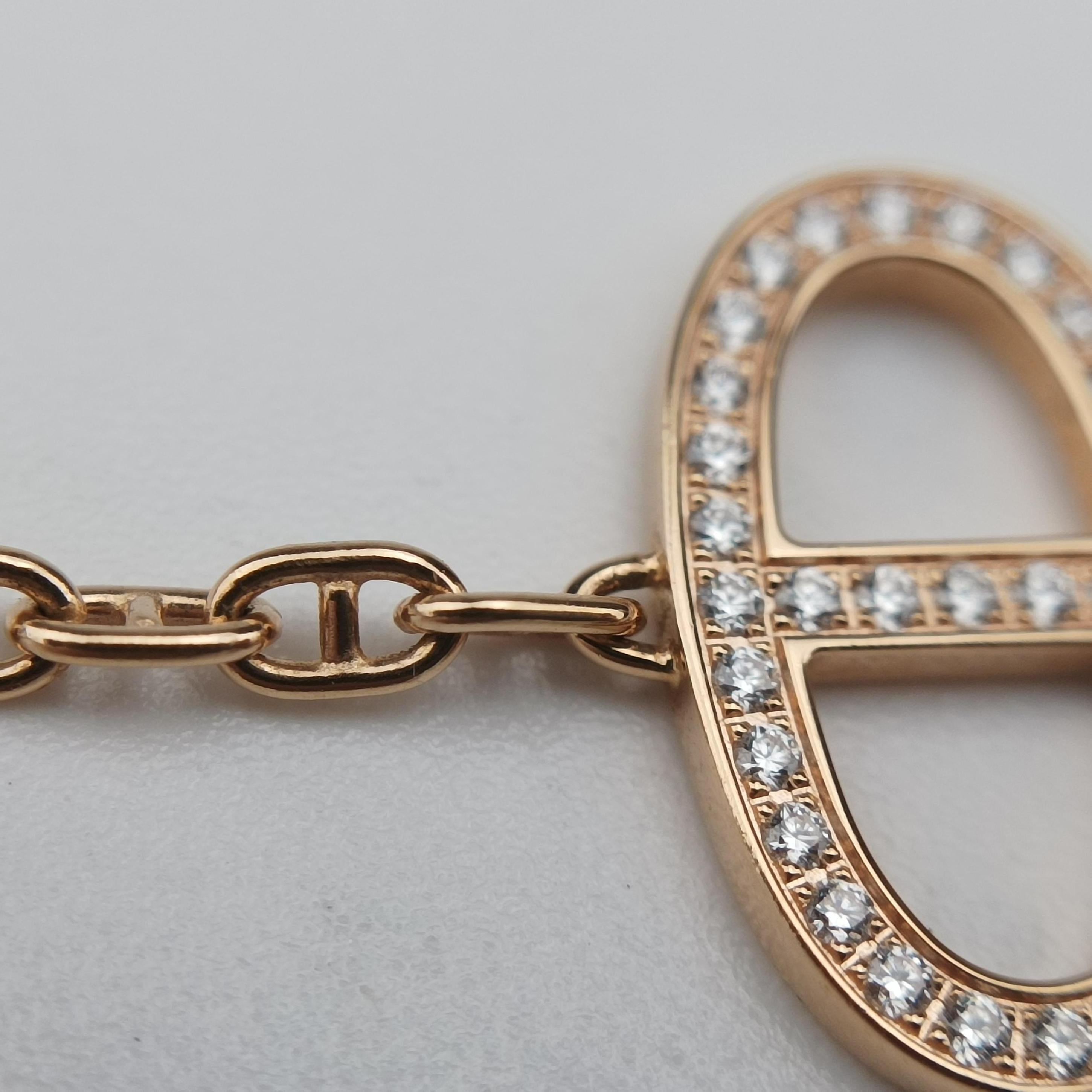 Chaine d'Ancre Contour Rose golden AU750 21A155471シェーヌ ダンクル コントゥール ローズゴールド AU750 21A155471