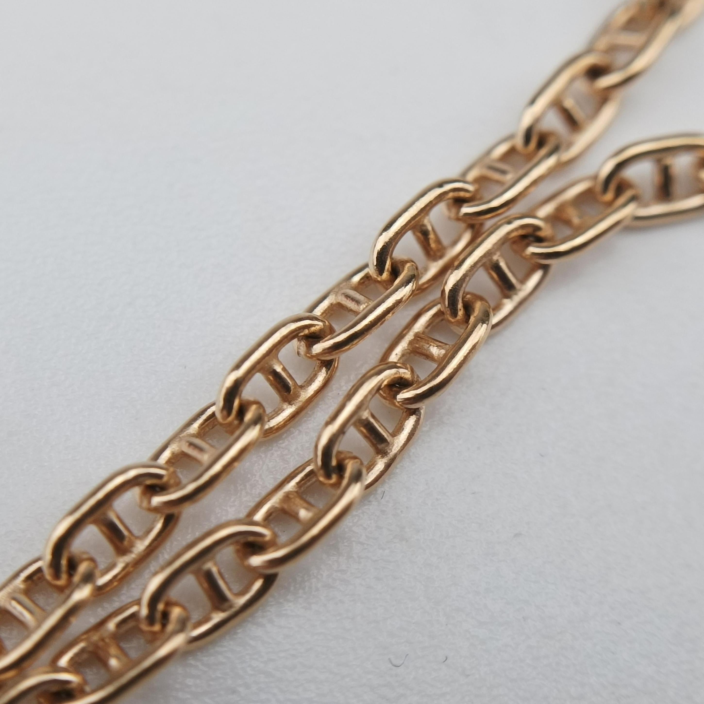 Chaine d'Ancre Contour Rose golden AU750 21A155471シェーヌ ダンクル コントゥール ローズゴールド AU750 21A155471