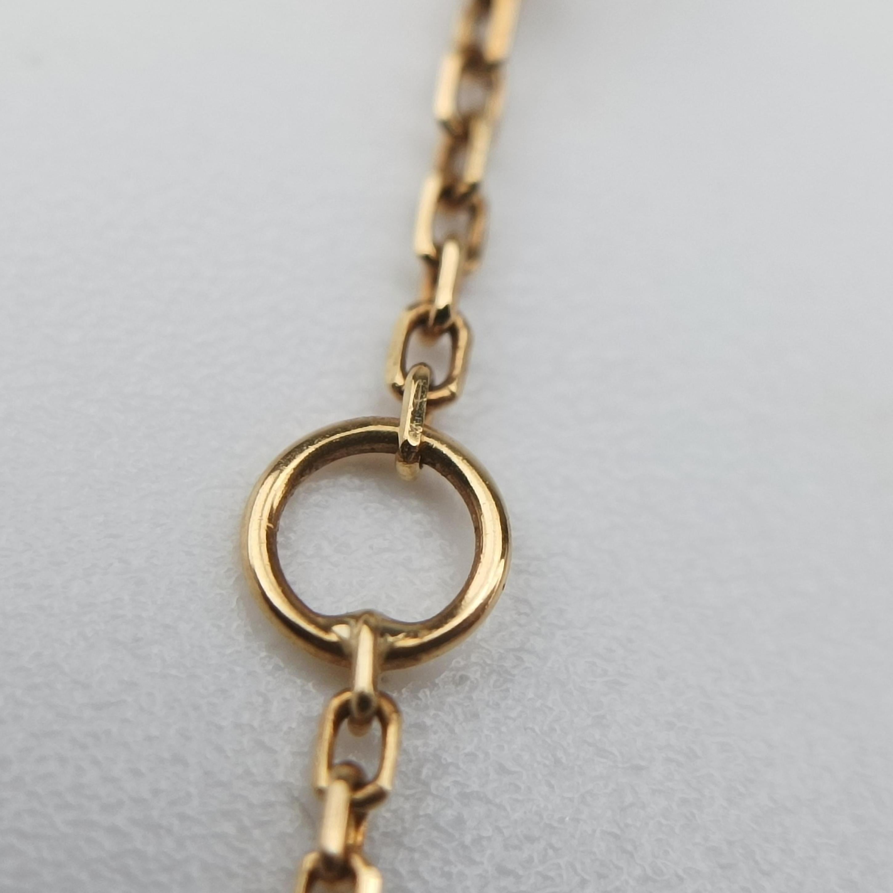 Amulette de Cartier white×Yellow golden AU750 B6044015 KEX190アミュレット ドゥ カルティエ ホワイト×イエローゴールド AU750 B6044015 KEX190