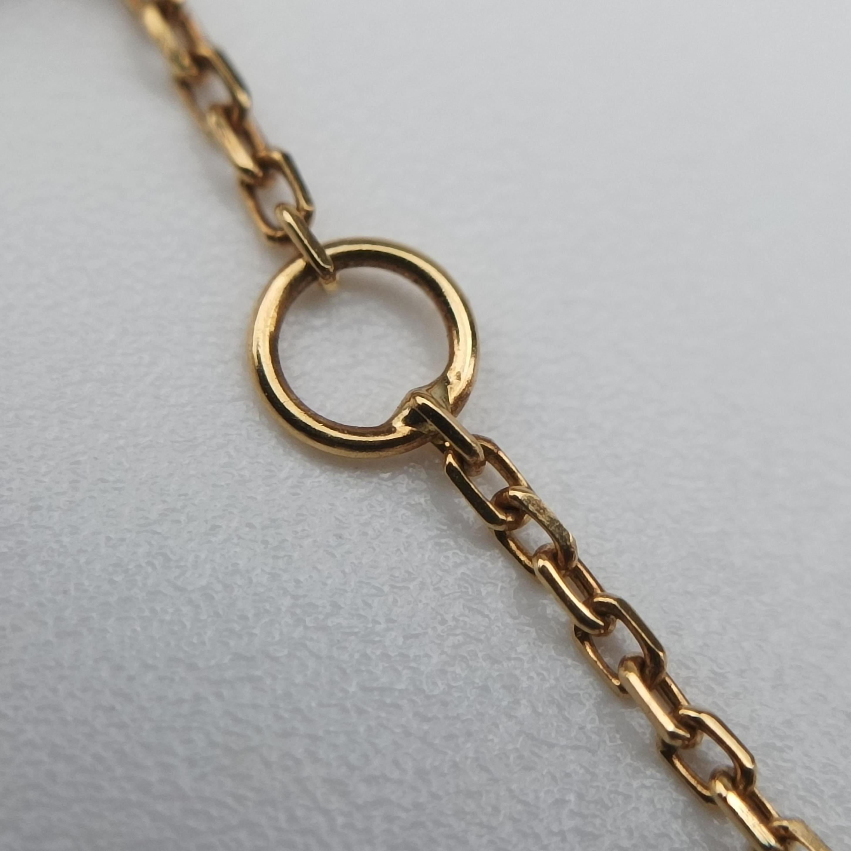 Amulette de Cartier white×Yellow golden AU750 B6044015 KEX190アミュレット ドゥ カルティエ ホワイト×イエローゴールド AU750 B6044015 KEX190