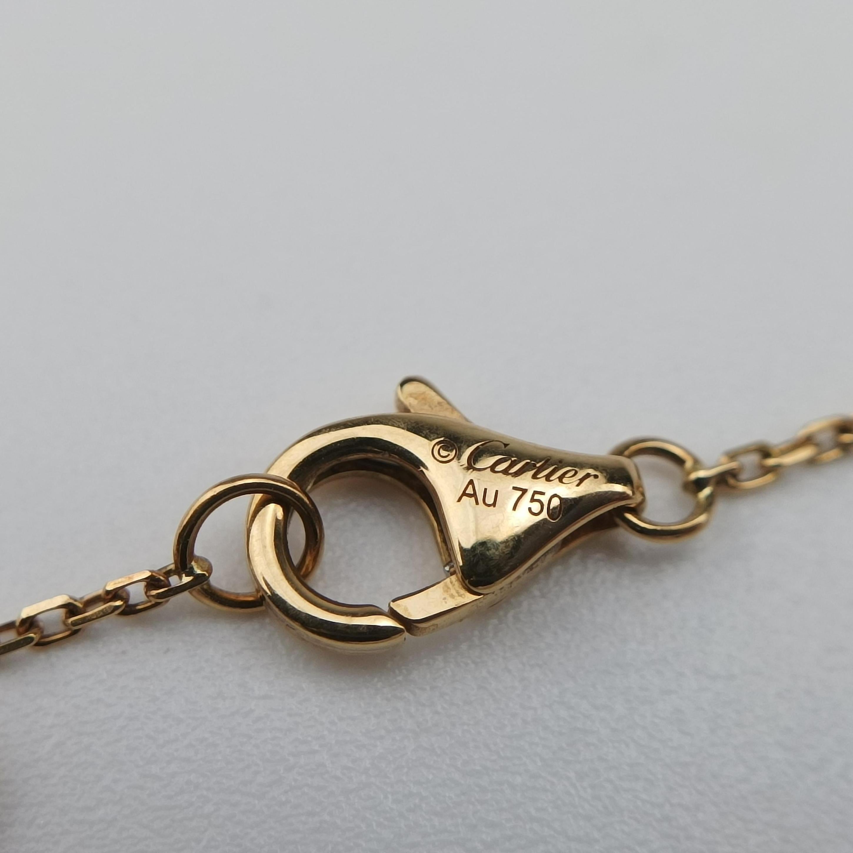 Amulette de Cartier white×Yellow golden AU750 B6044015 KEX190アミュレット ドゥ カルティエ ホワイト×イエローゴールド AU750 B6044015 KEX190