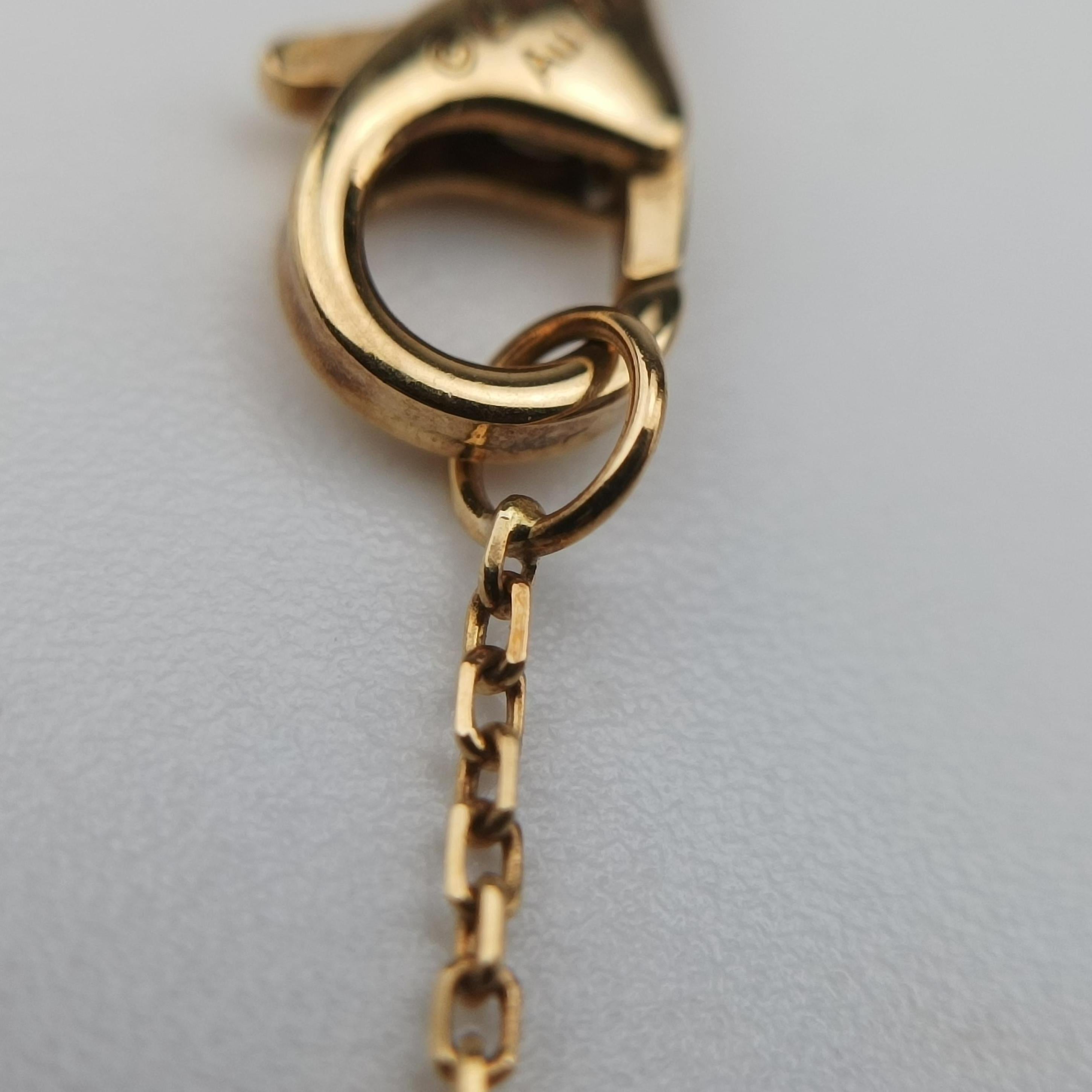 Amulette de Cartier white×Yellow golden AU750 B6044015 KEX190アミュレット ドゥ カルティエ ホワイト×イエローゴールド AU750 B6044015 KEX190