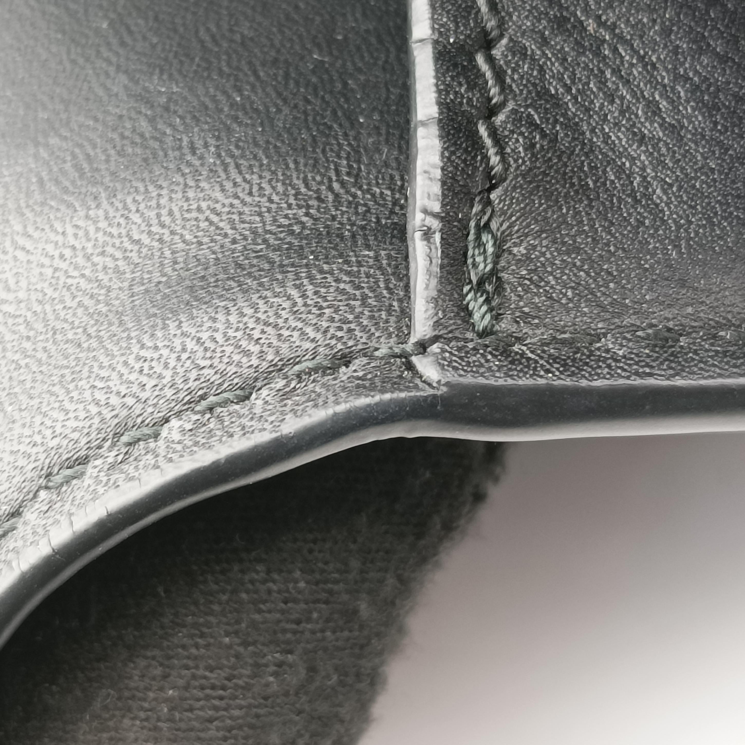 Umbria Black × Brown Leather IC Chipウンブリア ブラック × ブラウン レザー ICチップ