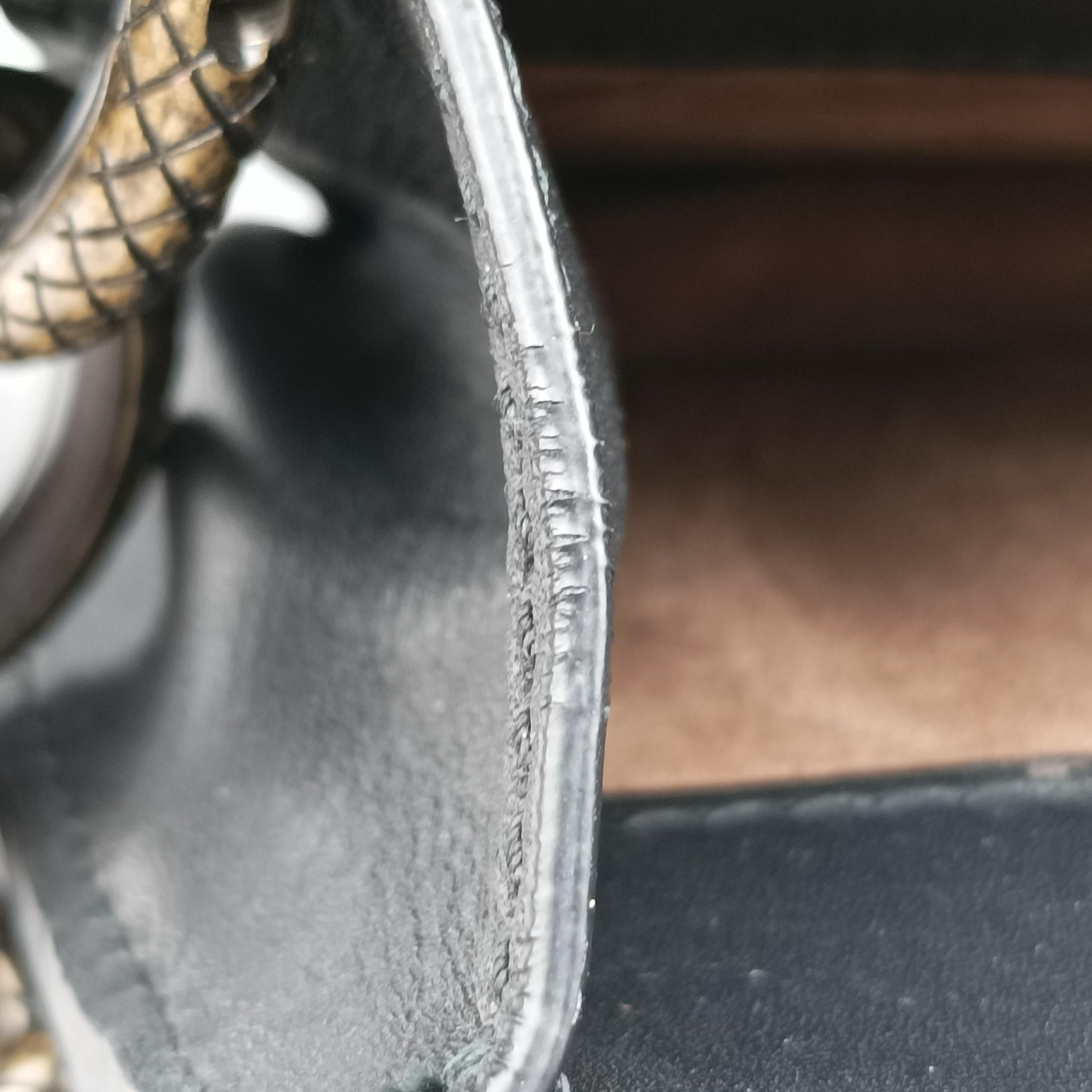 Umbria Black × Brown Leather IC Chipウンブリア ブラック × ブラウン レザー ICチップ