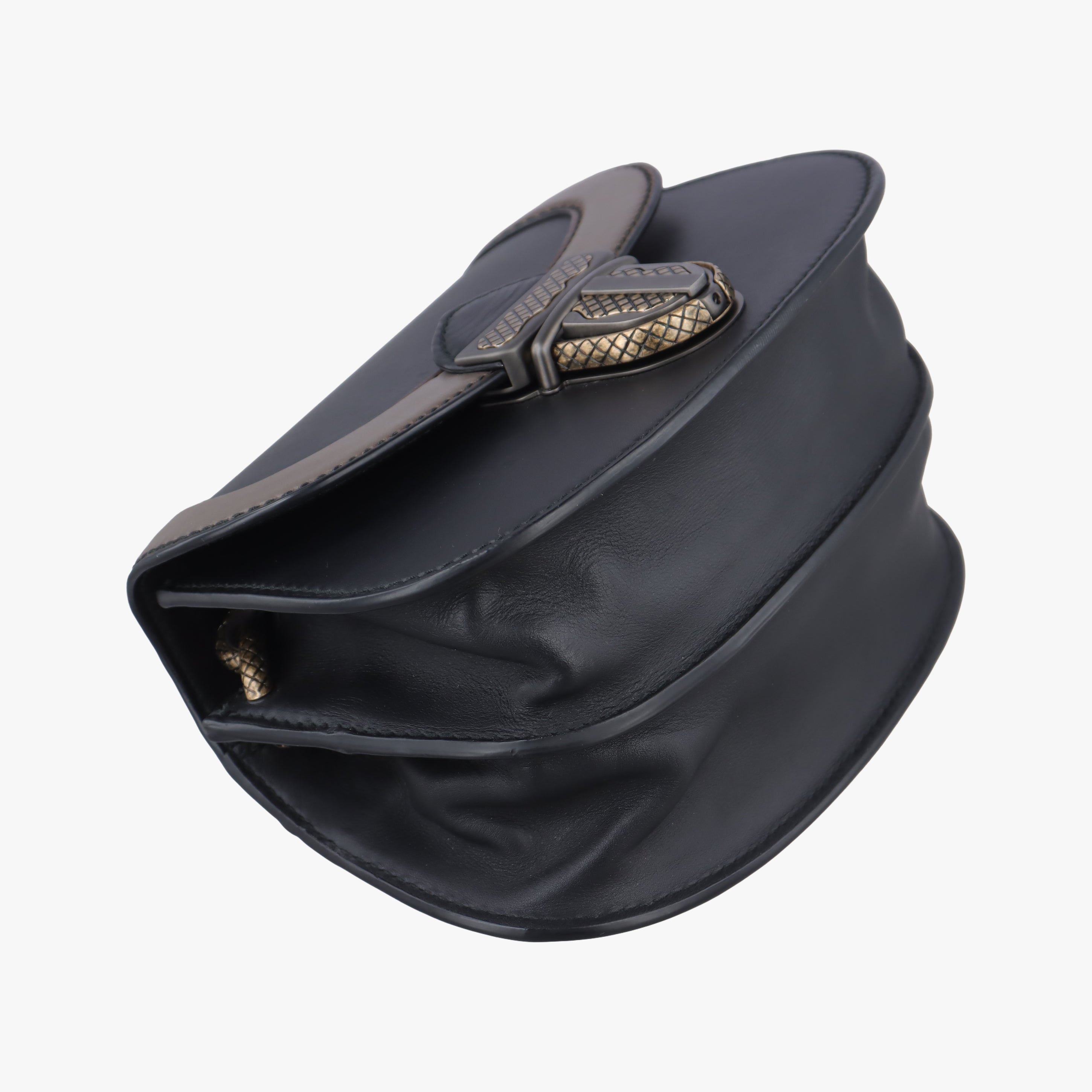 Umbria Black × Brown Leather IC Chipウンブリア ブラック × ブラウン レザー ICチップ