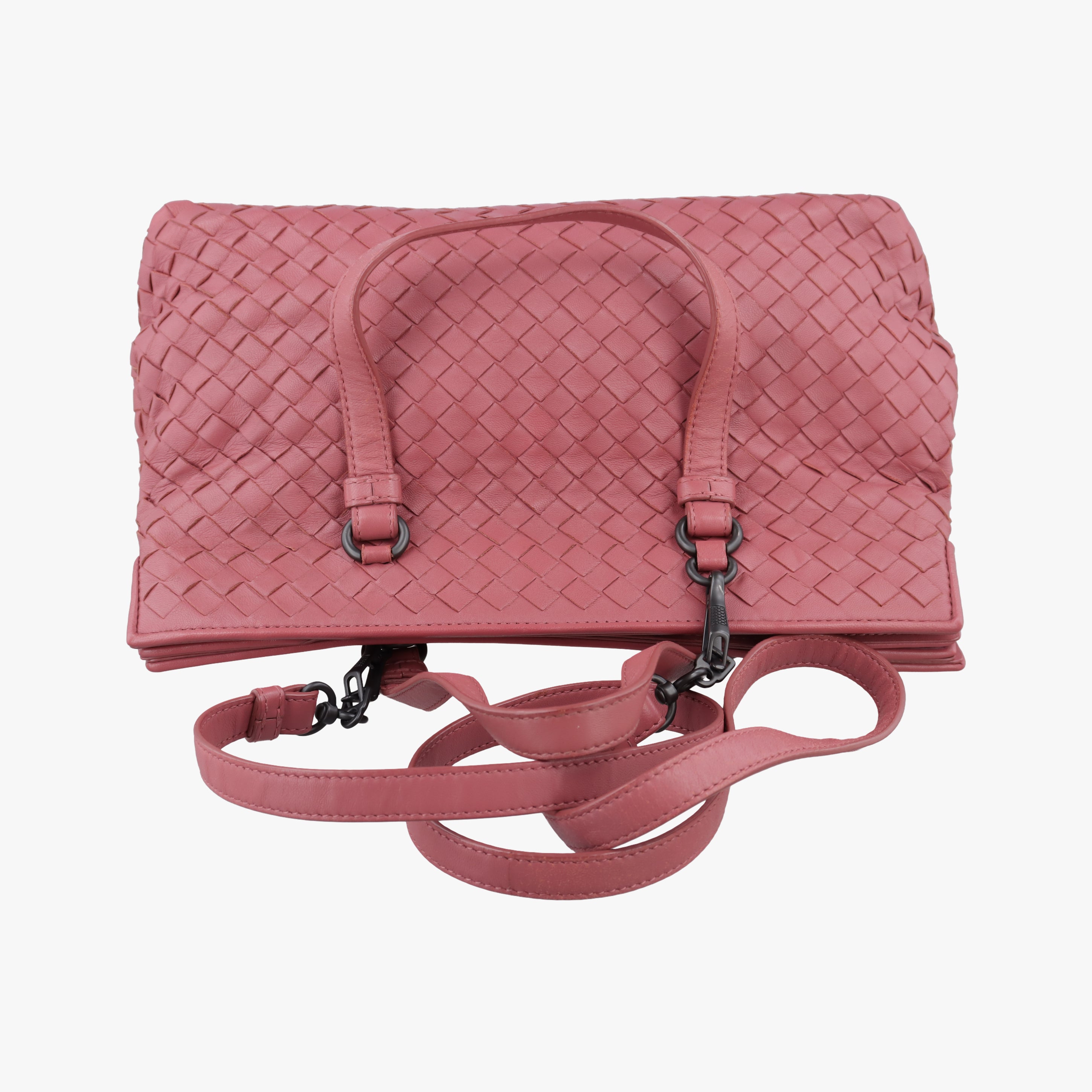 Intrecciato pink lambskin B06158326Jイントレチャート ピンク ラムスキン B06158326J