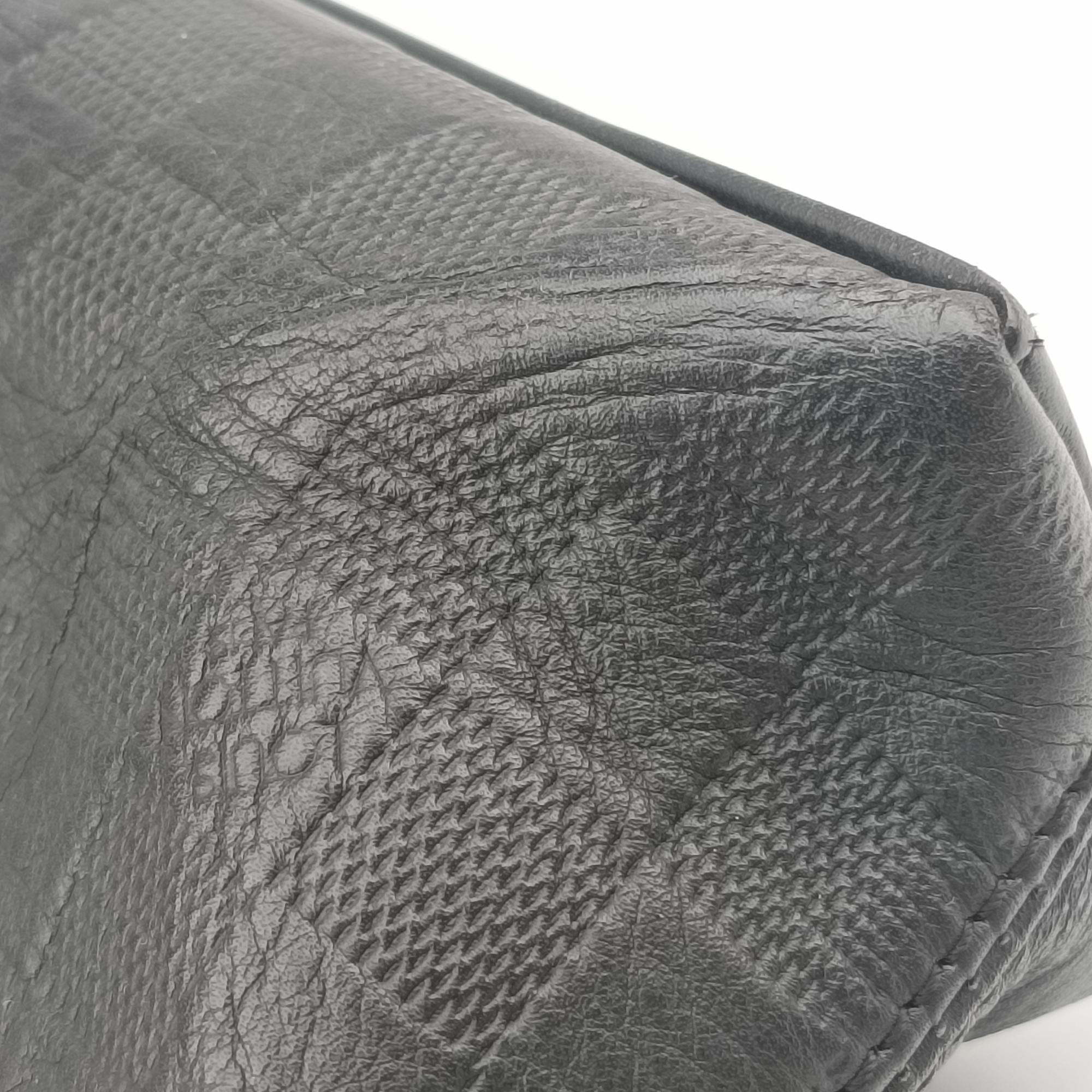 Porte Documents Jour Noir Damier Graphite N48224 CA1185ポルトドキュマン ジュール ノワール ダミエ グラフィット N48224 CA1185