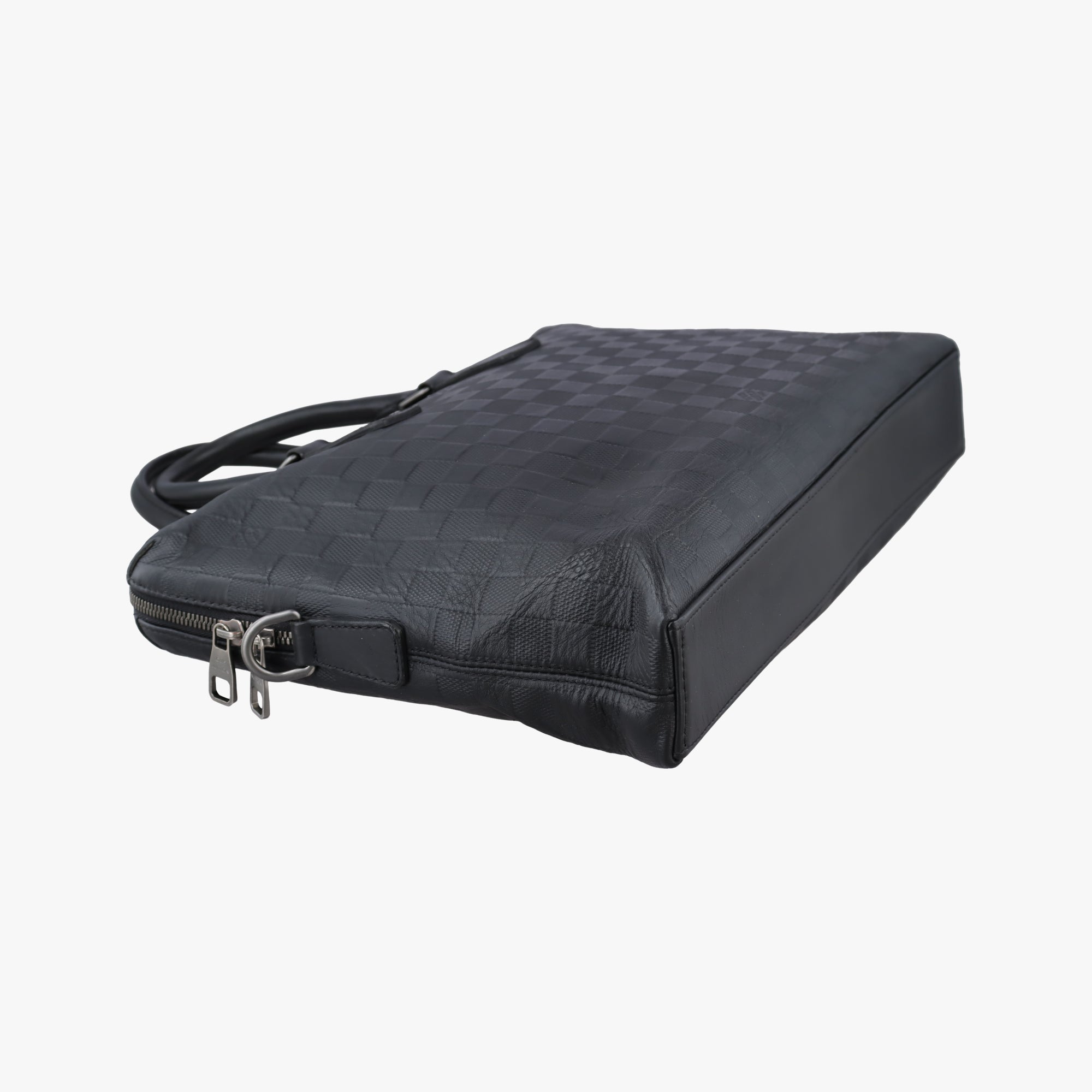 Porte Documents Jour Noir Damier Graphite N48224 CA1185ポルトドキュマン ジュール ノワール ダミエ グラフィット N48224 CA1185