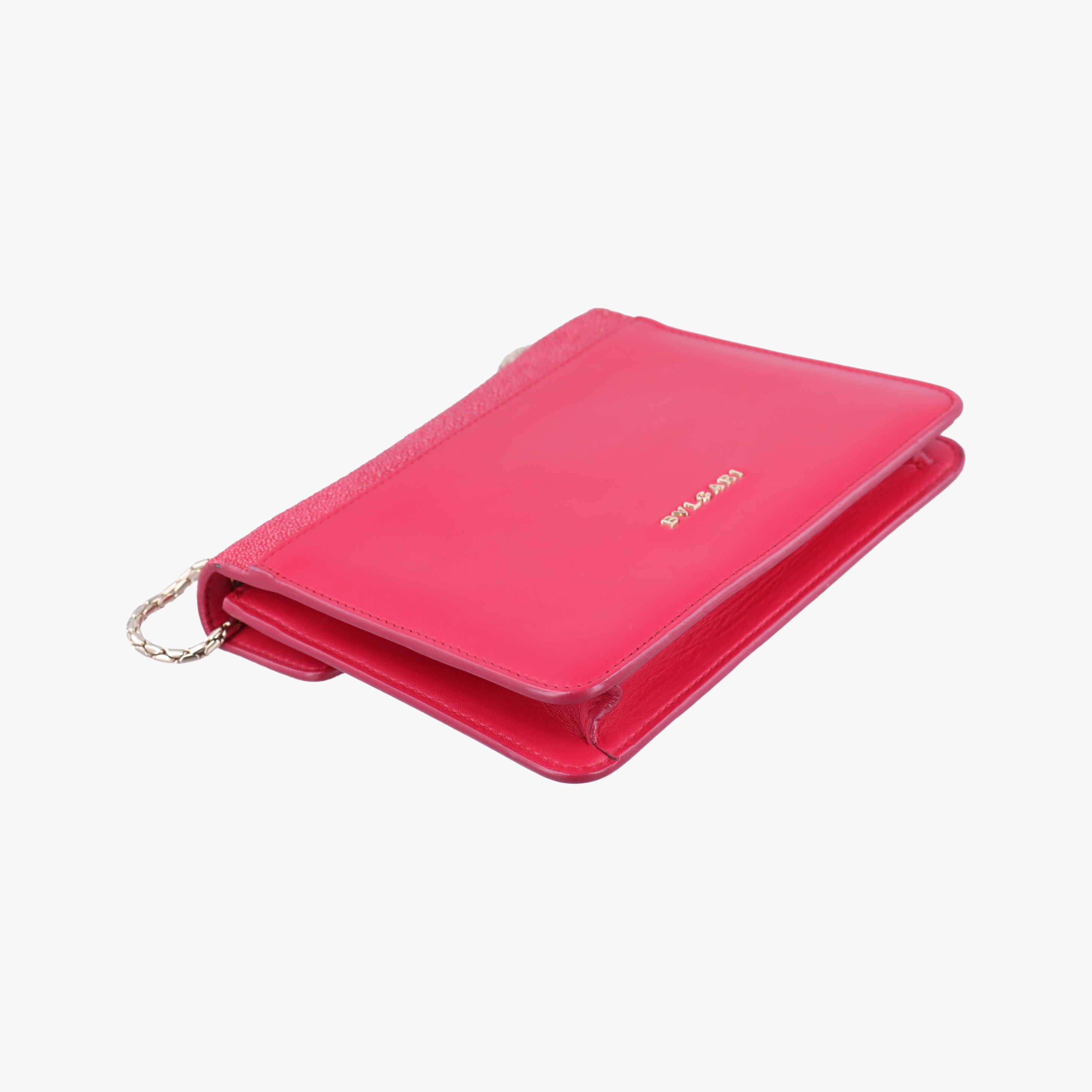 Serpenti Rose Galuchat Skin×Leather RP.D15.39799セルペンティ ローズ レッド ガルーシャスキン×ザー RP.D15.39799