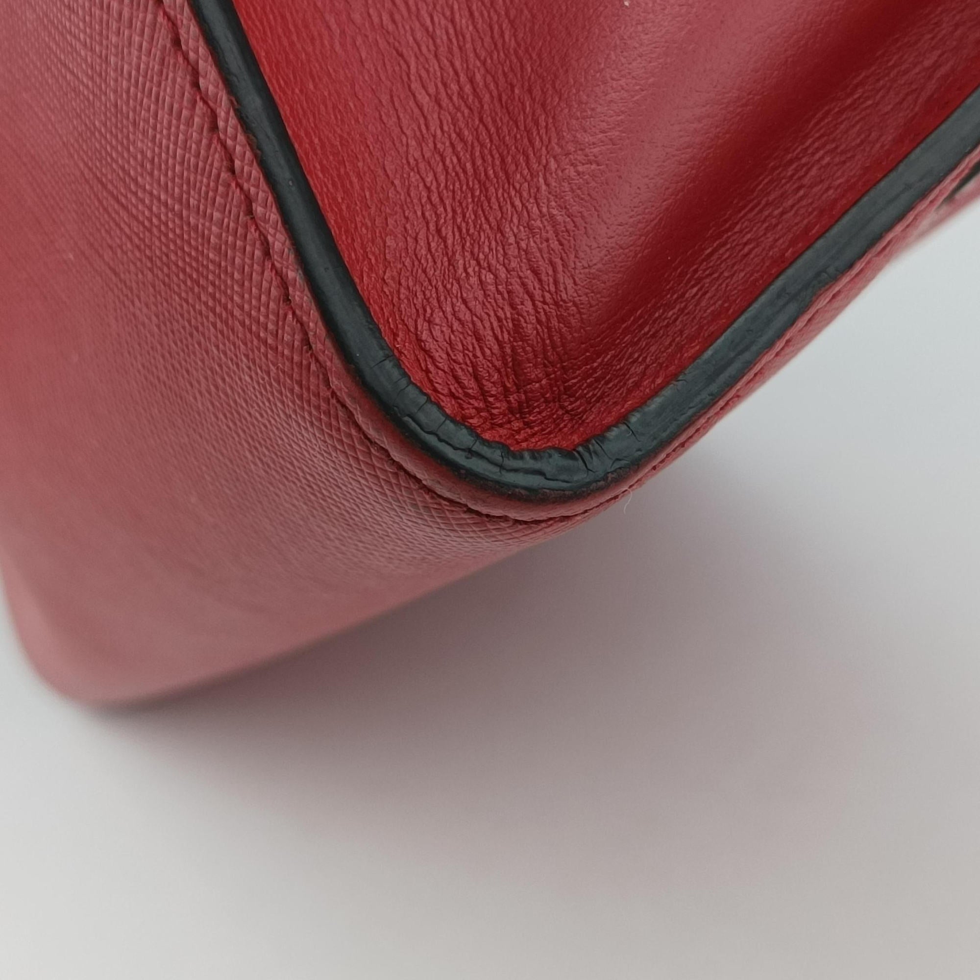 Paradigm Red saffiano leather 7/1パラディグム レッド サフィアーノレザー 7/1