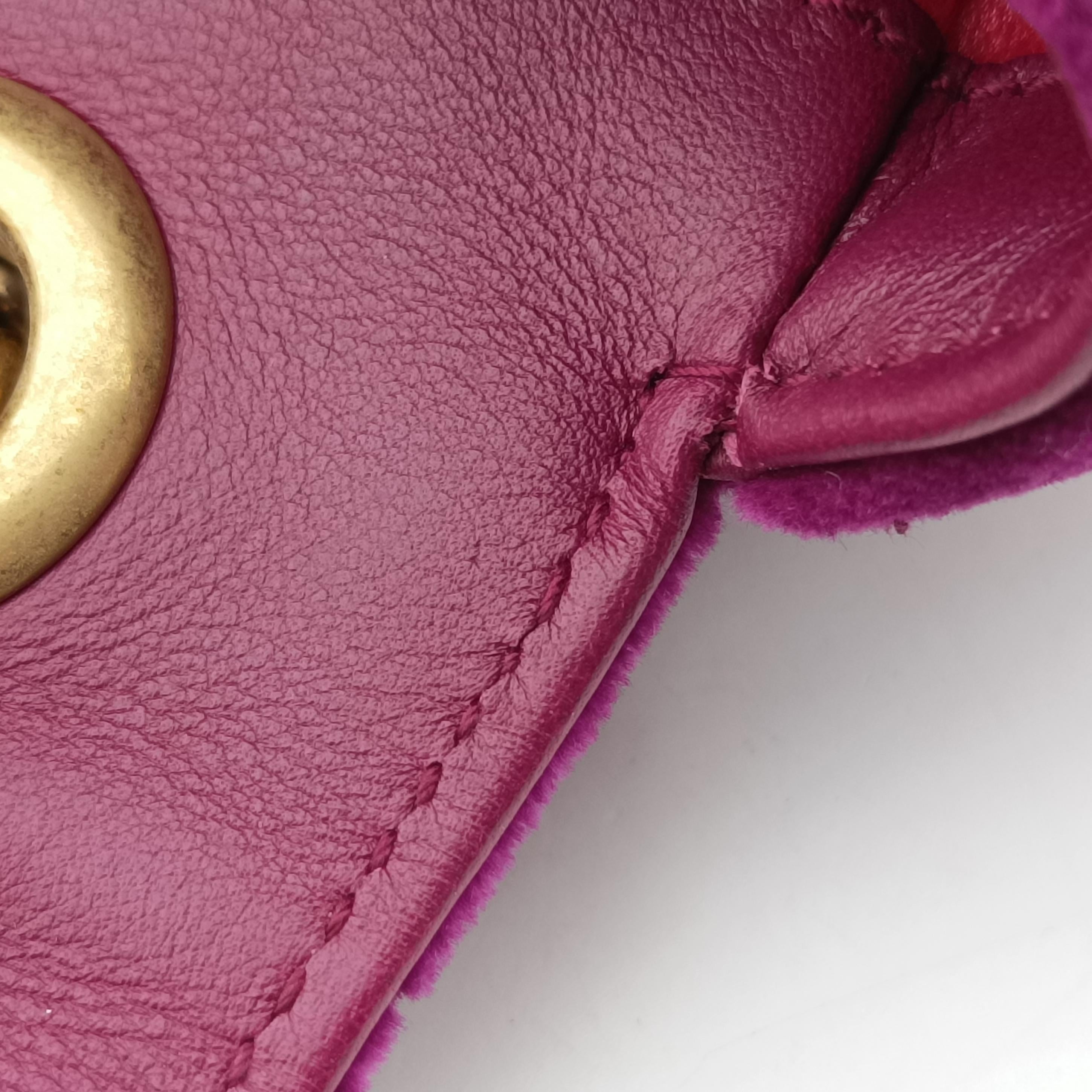 GG Marmont Purple×Multicolour velour 443496 A021930108GGマーモント パープル×マルチカラー ベロア 443496 A021930108