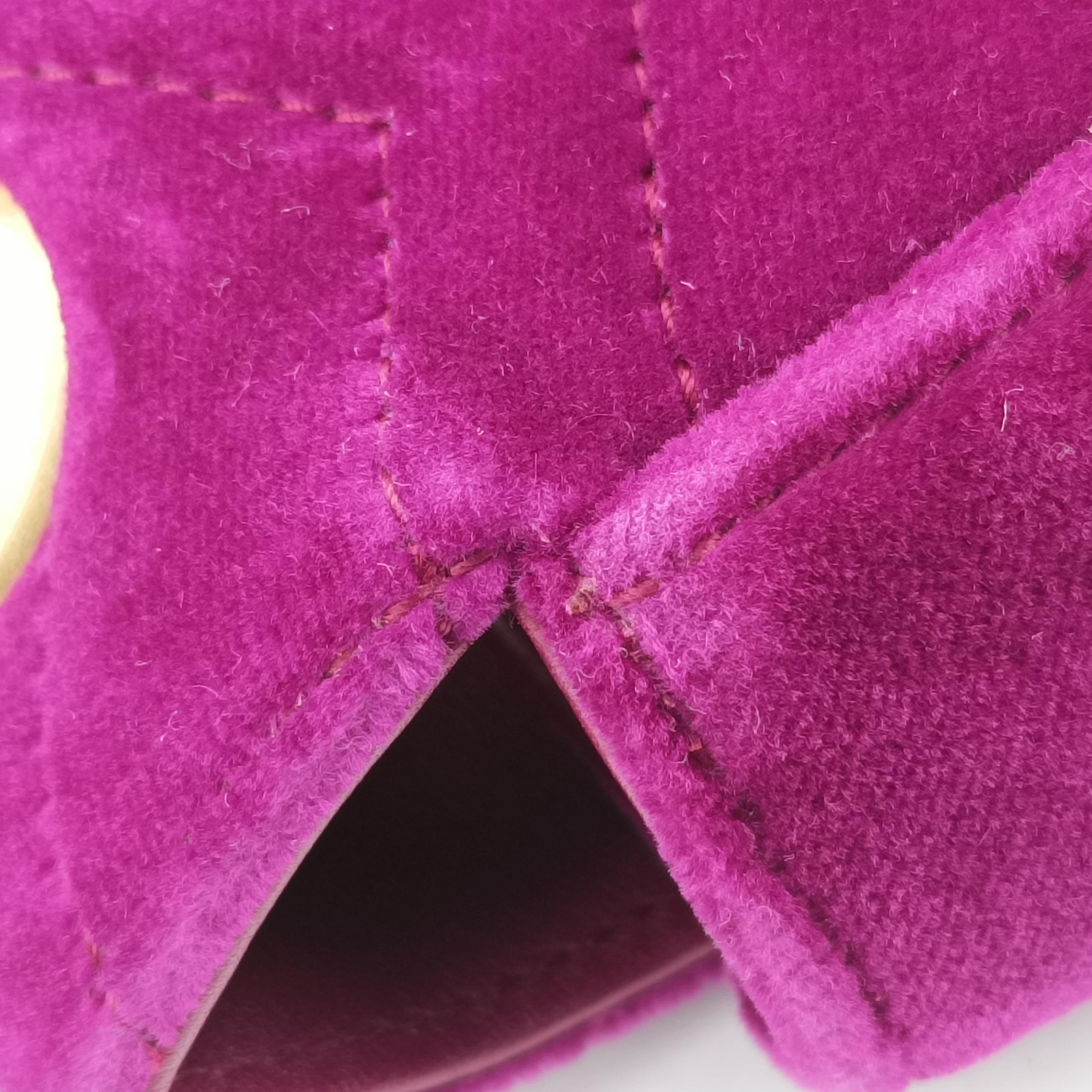 GG Marmont Purple×Multicolour velour 443496 A021930108GGマーモント パープル×マルチカラー ベロア 443496 A021930108