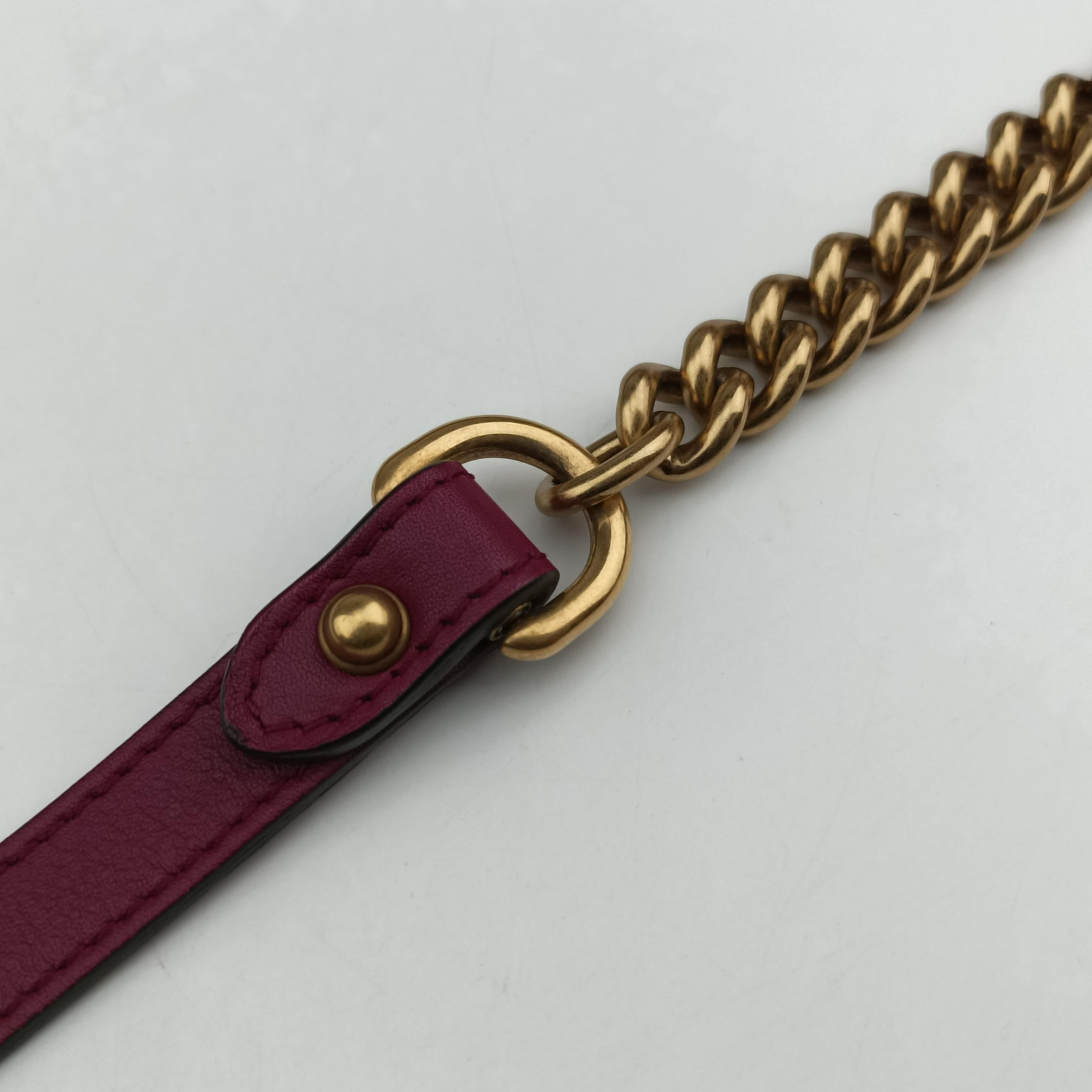 GG Marmont Purple×Multicolour velour 443496 A021930108GGマーモント パープル×マルチカラー ベロア 443496 A021930108