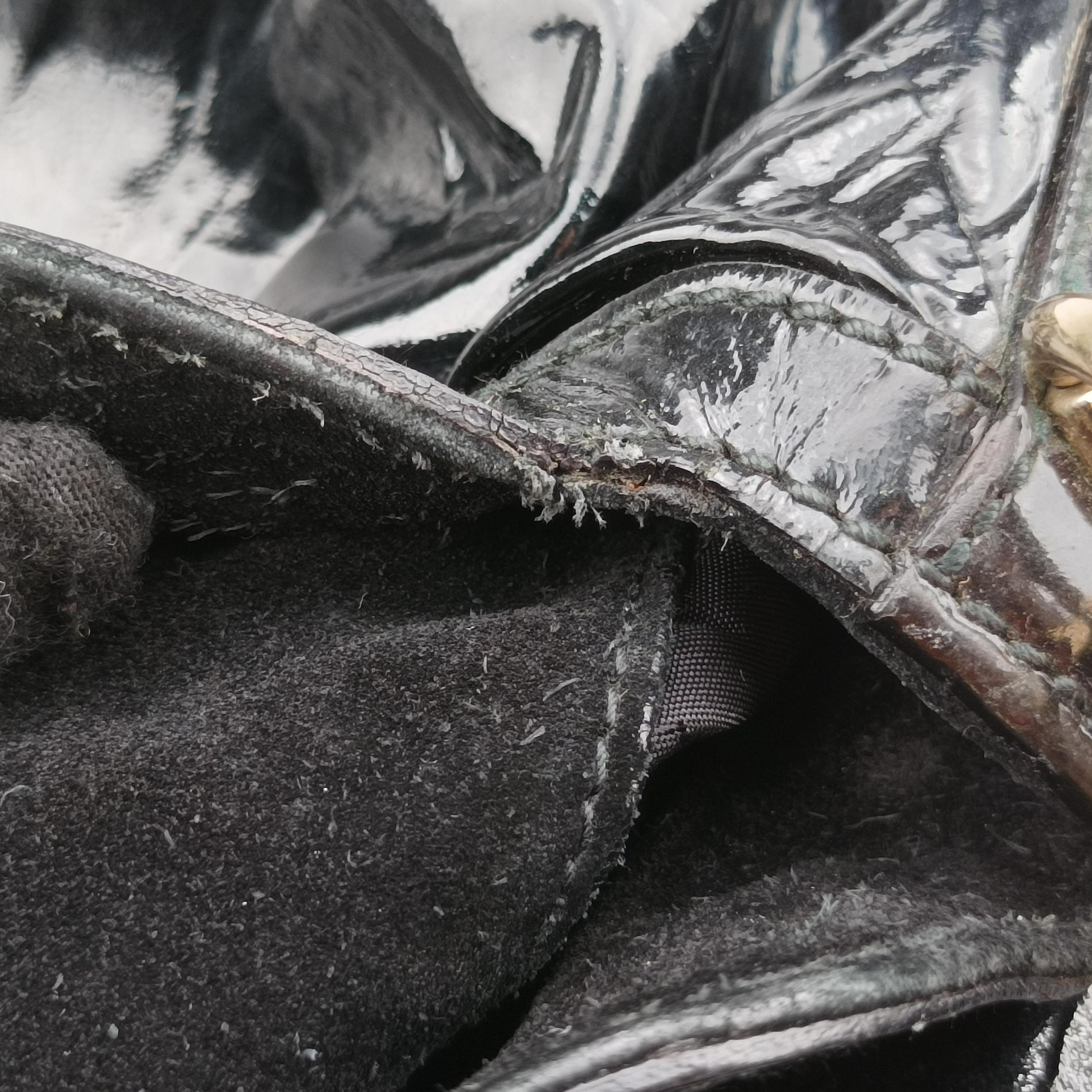 Bamboo Babouska Indy Hobo Black Patent 177088 H2135321バンブー バブースカ インディ ホーボー ブラック パテント 177088 H2135321