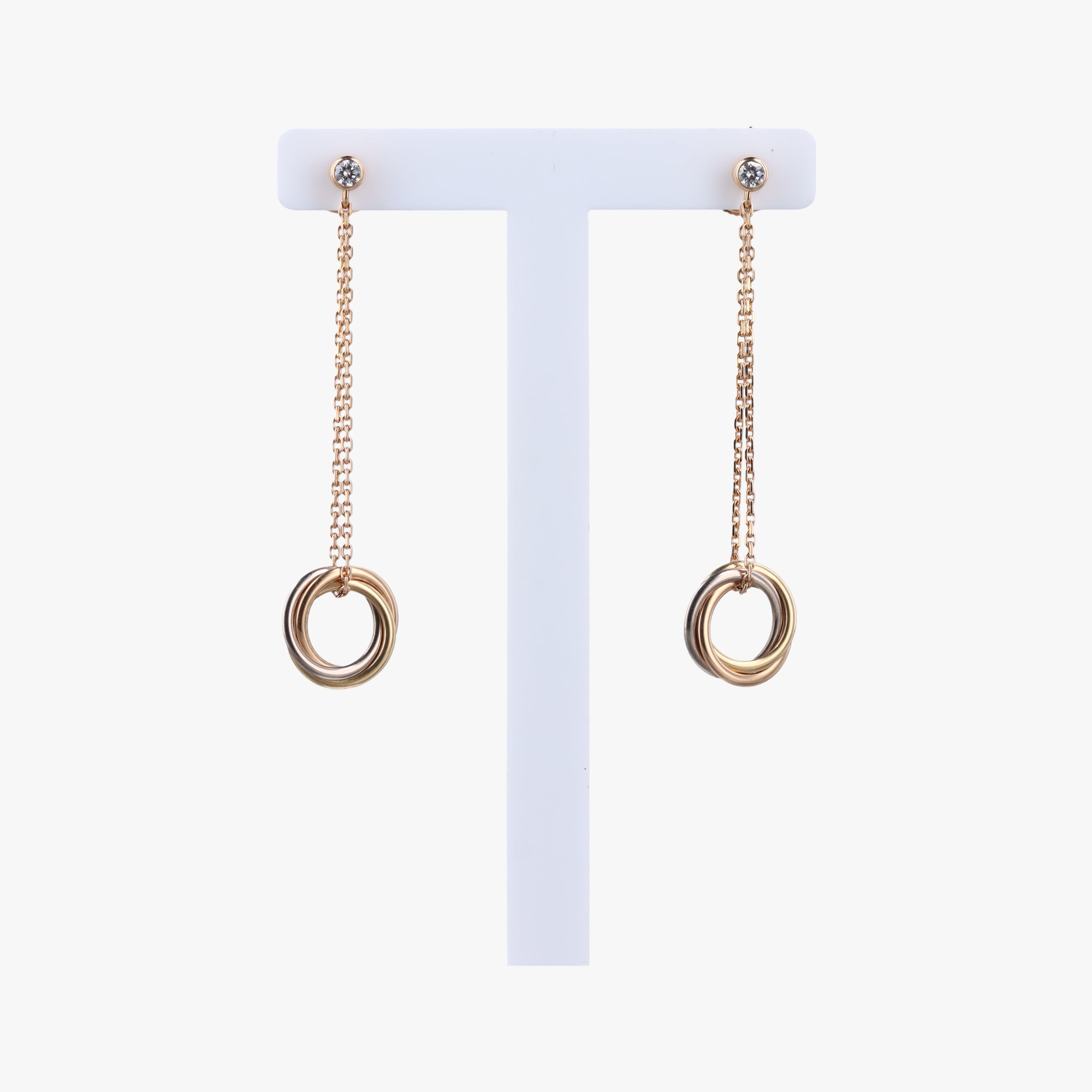 Sweet Trinity de Cartier Gold×rose gold×platinum AU750 B8043300 QX2068スウィートトリニティ ドゥ カルティエ ゴールド×ローズゴールド×プラチナ AU750 B8043300 QX2068