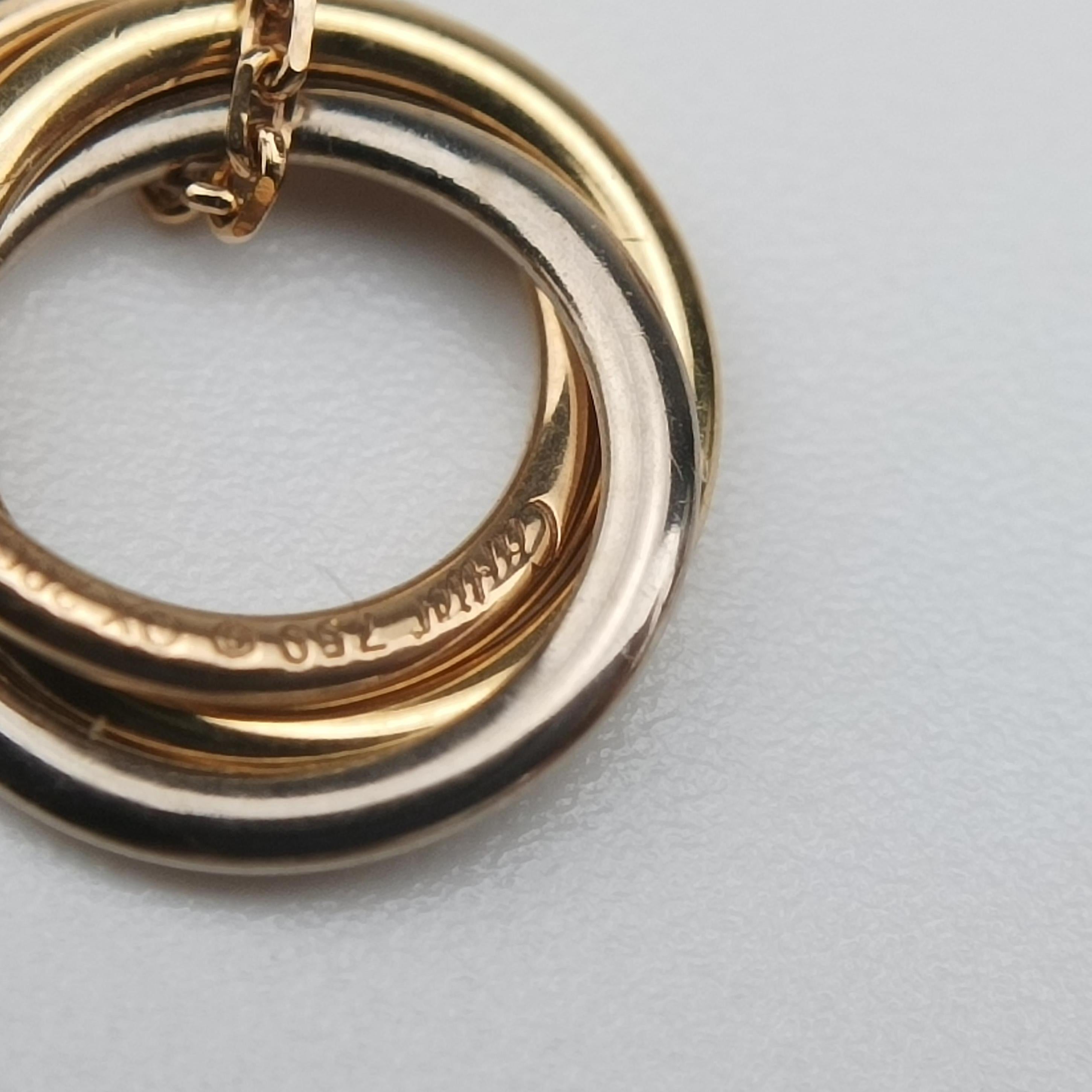 Sweet Trinity de Cartier Gold×rose gold×platinum AU750 B8043300 QX2068スウィートトリニティ ドゥ カルティエ ゴールド×ローズゴールド×プラチナ AU750 B8043300 QX2068