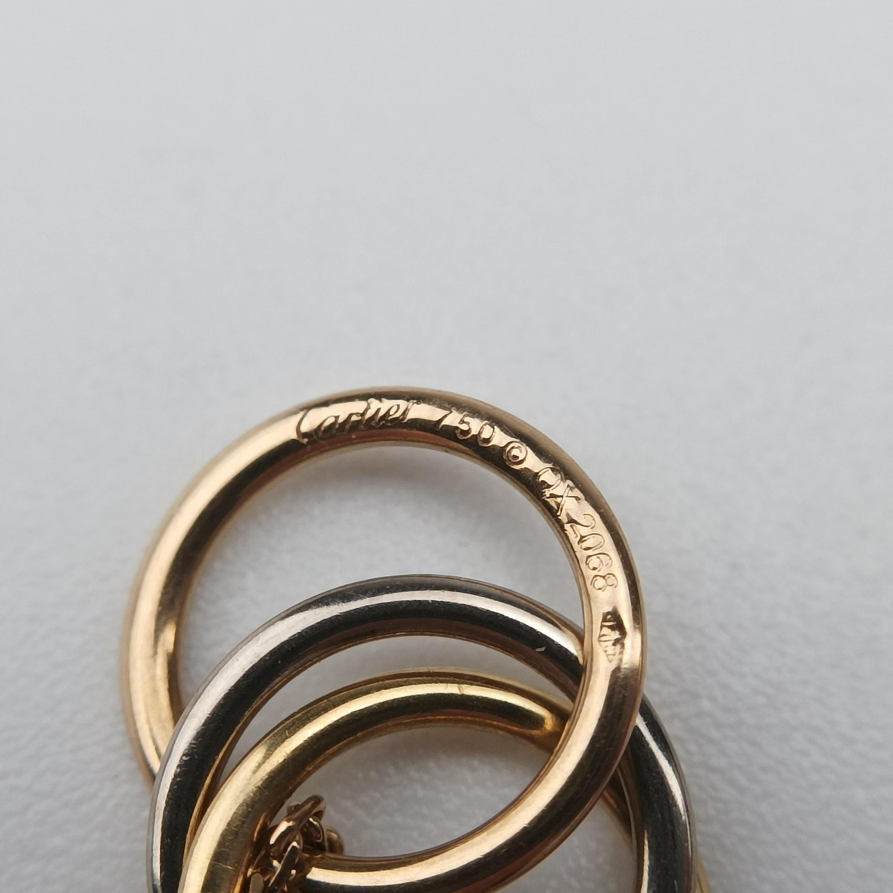 Sweet Trinity de Cartier Gold×rose gold×platinum AU750 B8043300 QX2068スウィートトリニティ ドゥ カルティエ ゴールド×ローズゴールド×プラチナ AU750 B8043300 QX2068