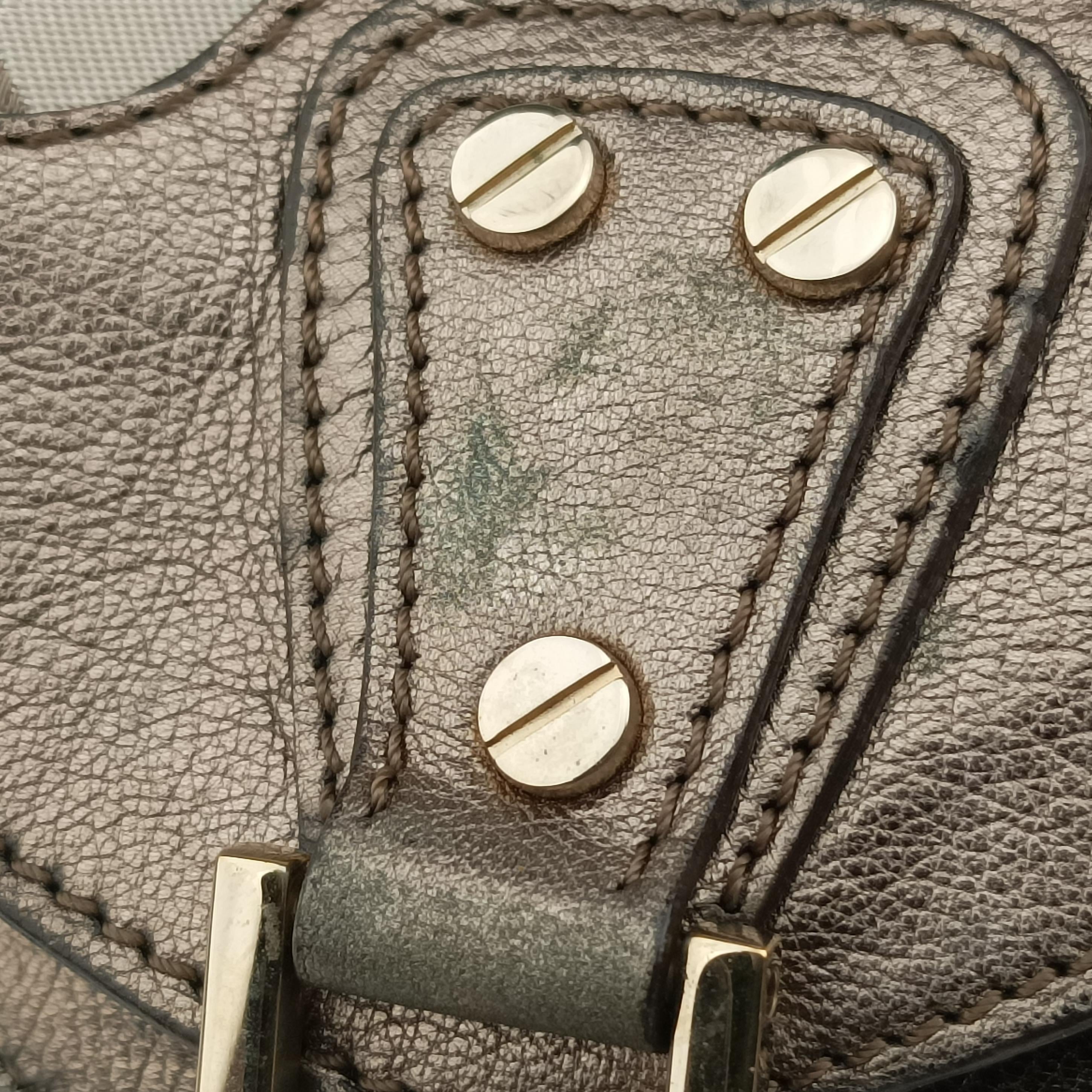 medusa Beige x Gold Canvas x Leather メデゥーサ ベージュ×ゴールド キャンバス×レザー