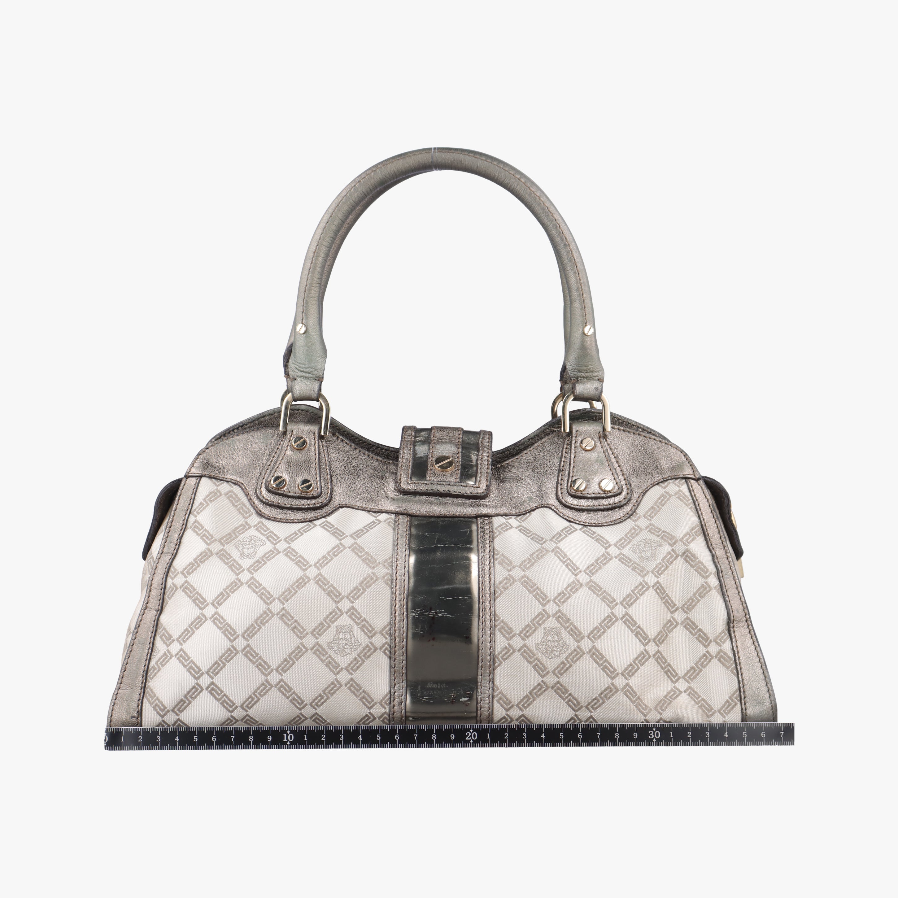 medusa Beige x Gold Canvas x Leather メデゥーサ ベージュ×ゴールド キャンバス×レザー