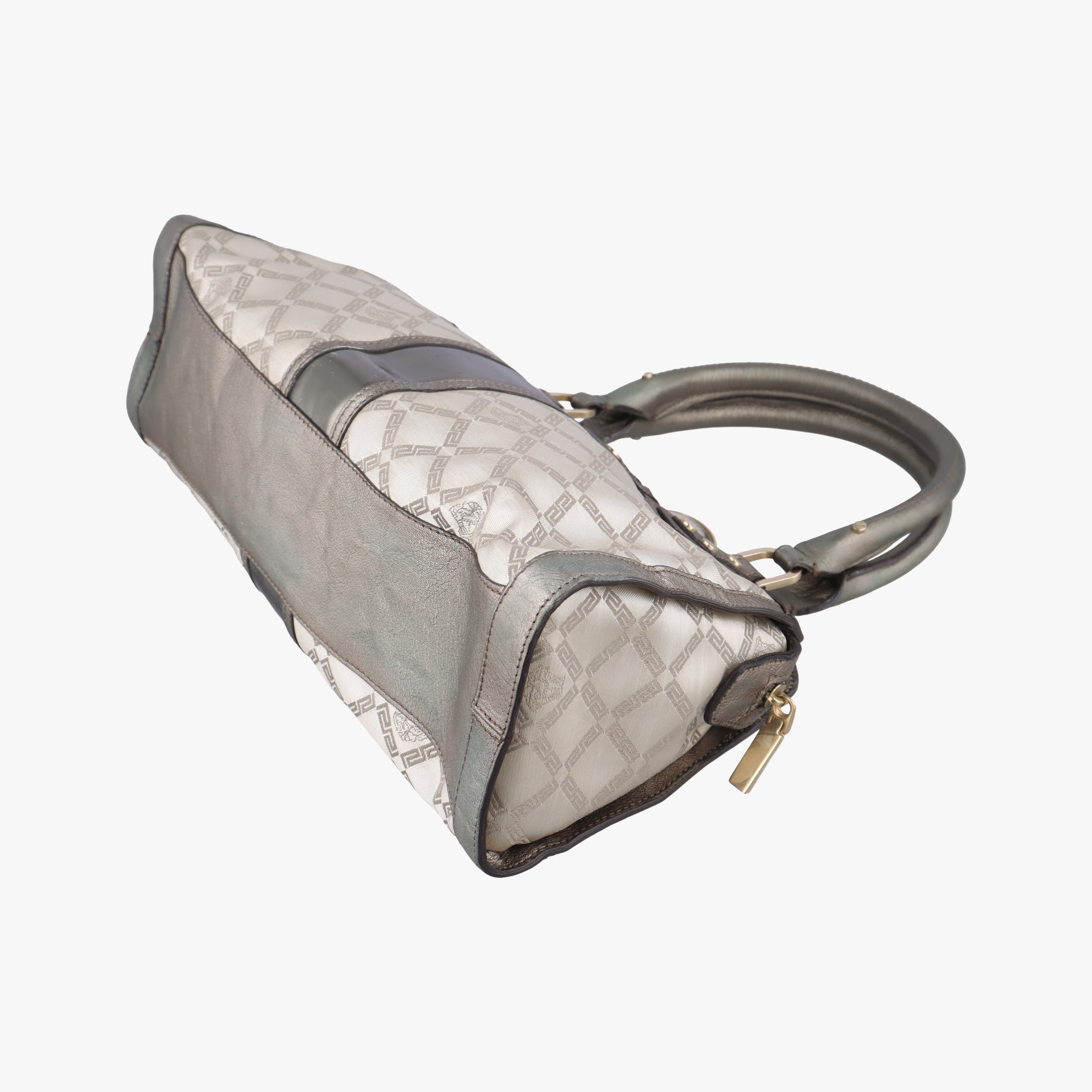 medusa Beige x Gold Canvas x Leather メデゥーサ ベージュ×ゴールド キャンバス×レザー