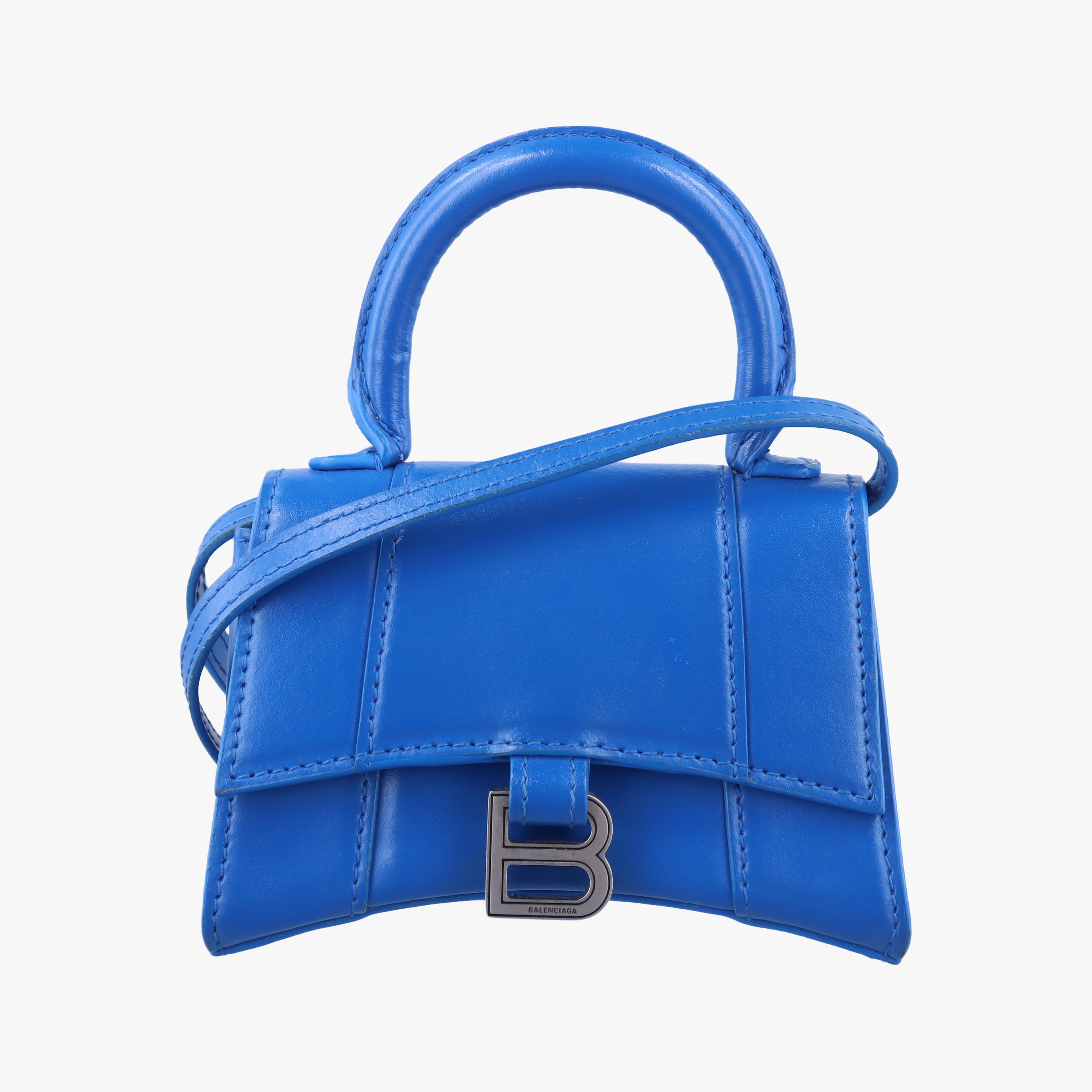 Hourglass Mini Blue leather 637372.4227.U.203437アワーグラス ミニ ブルー レザー 637372.4227.U.203437