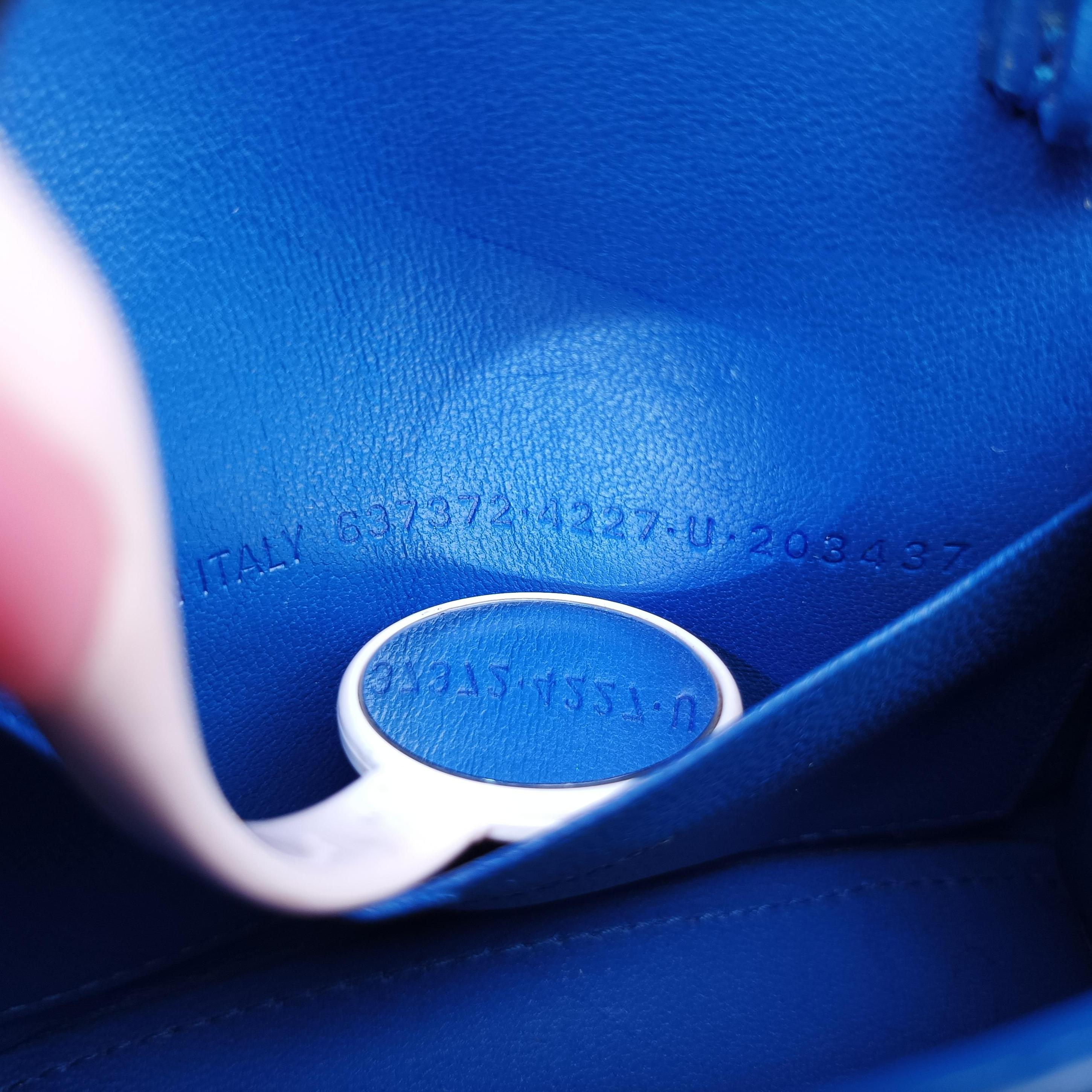 Hourglass Mini Blue leather 637372.4227.U.203437アワーグラス ミニ ブルー レザー 637372.4227.U.203437